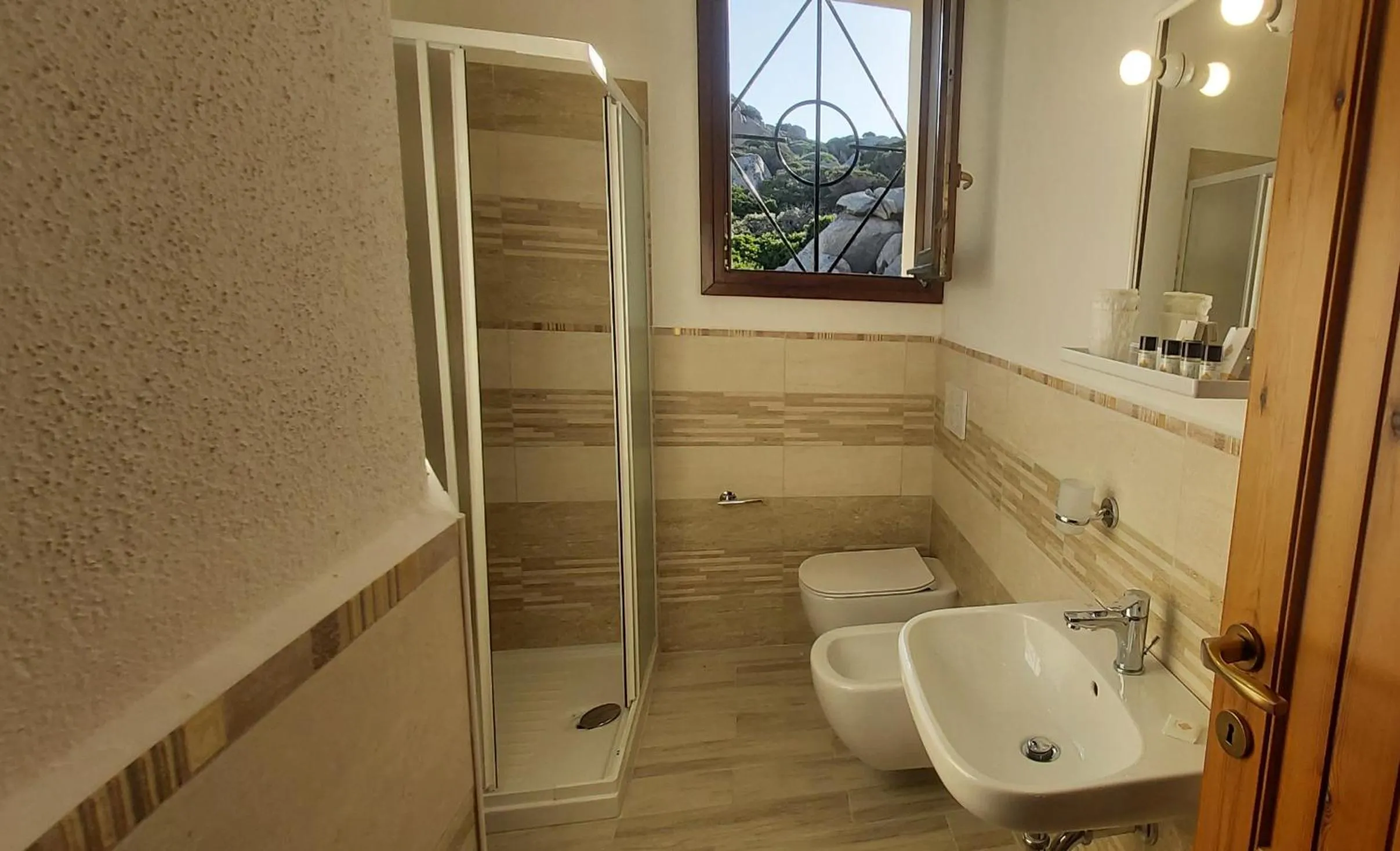 Bathroom in Residence Baia Santa Reparata