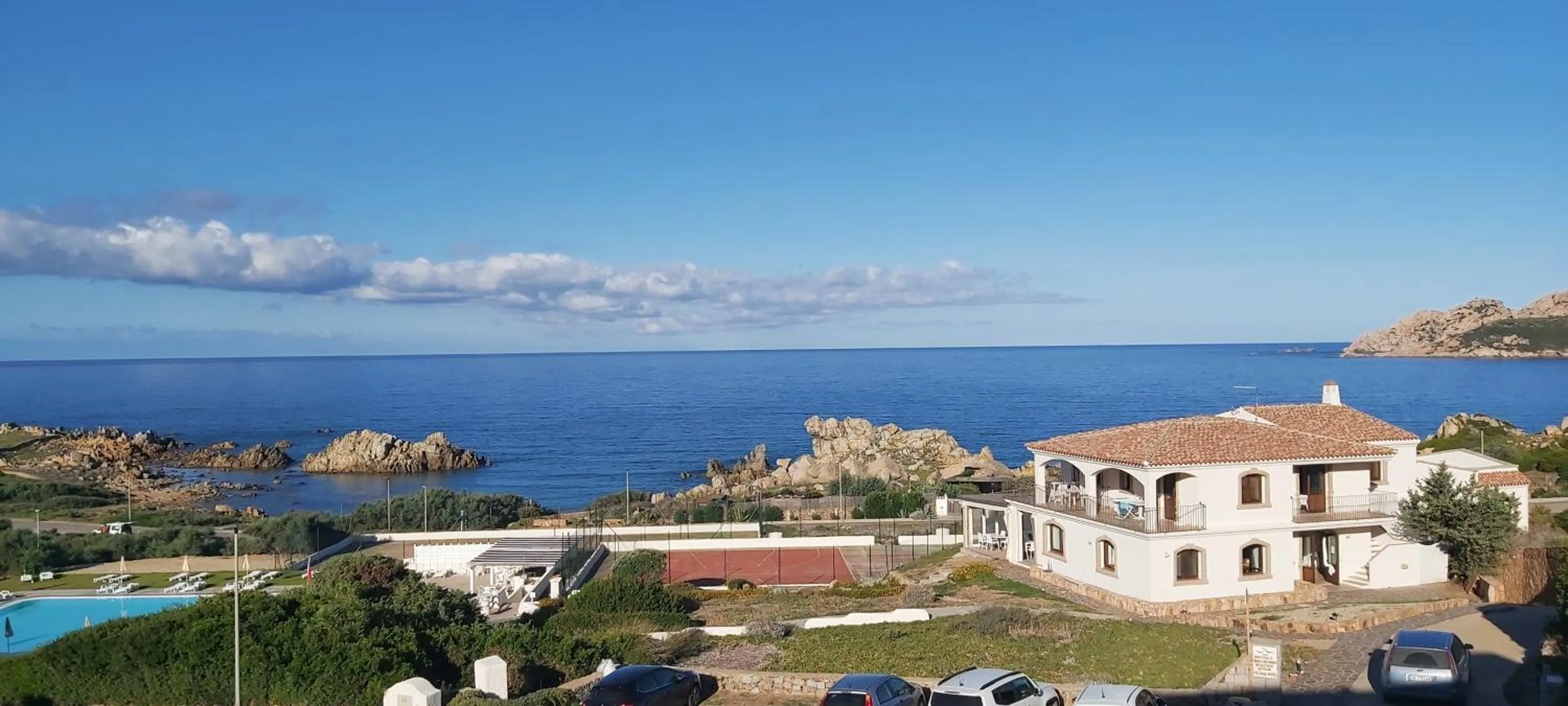 Bird's eye view in Residence Baia Santa Reparata