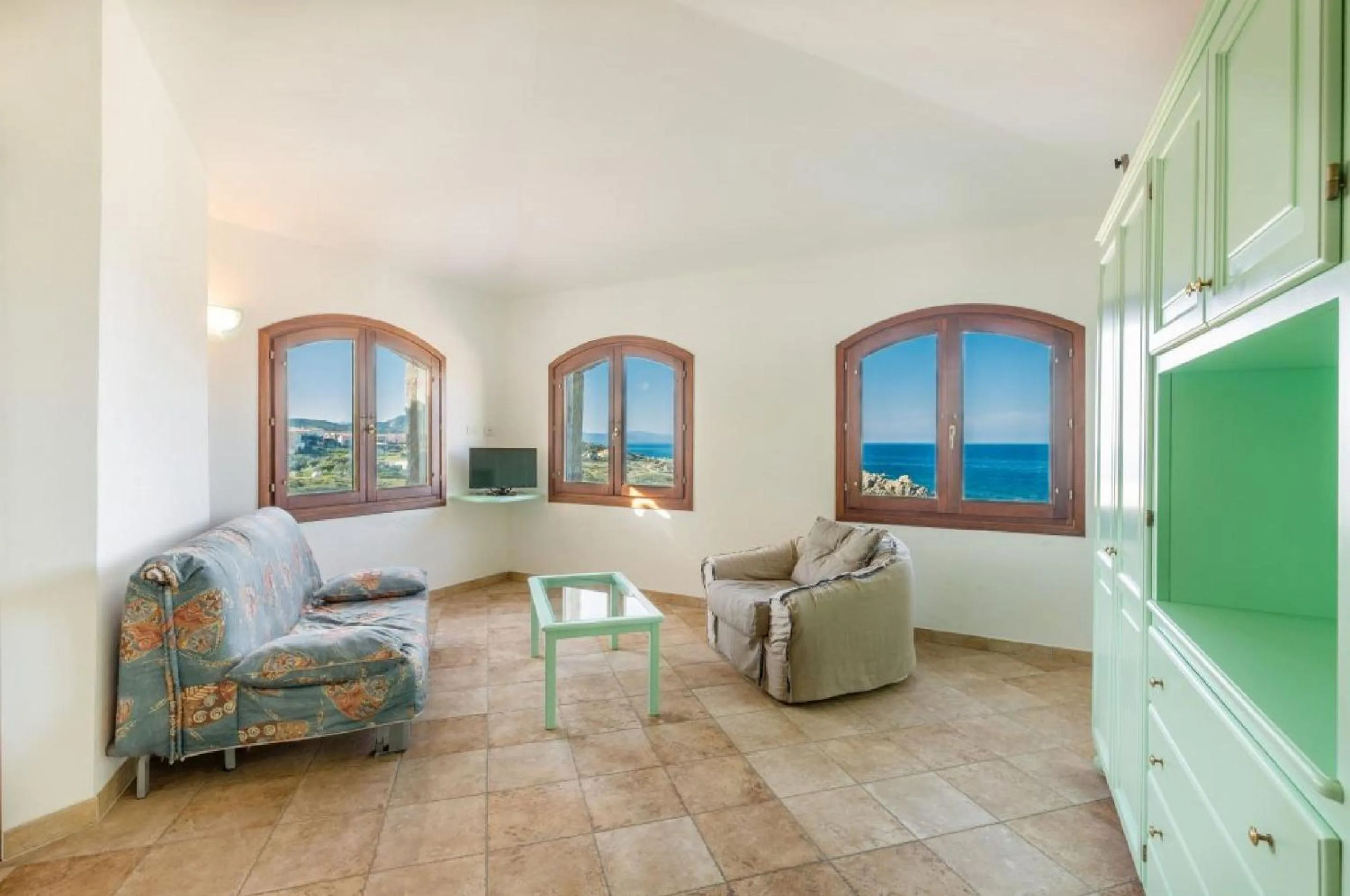 Living room in Residence Baia Santa Reparata