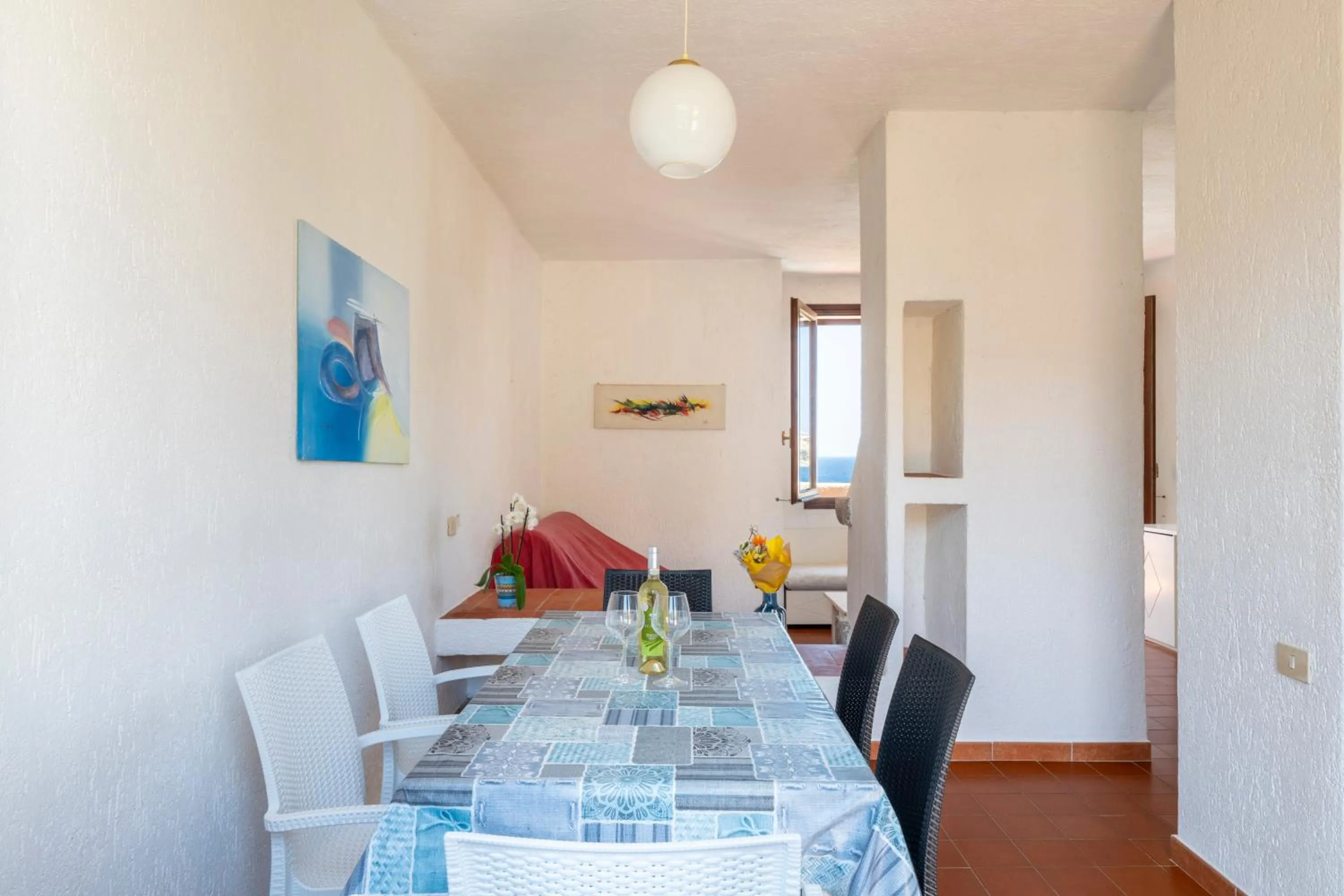 Living room in Residence Baia Santa Reparata