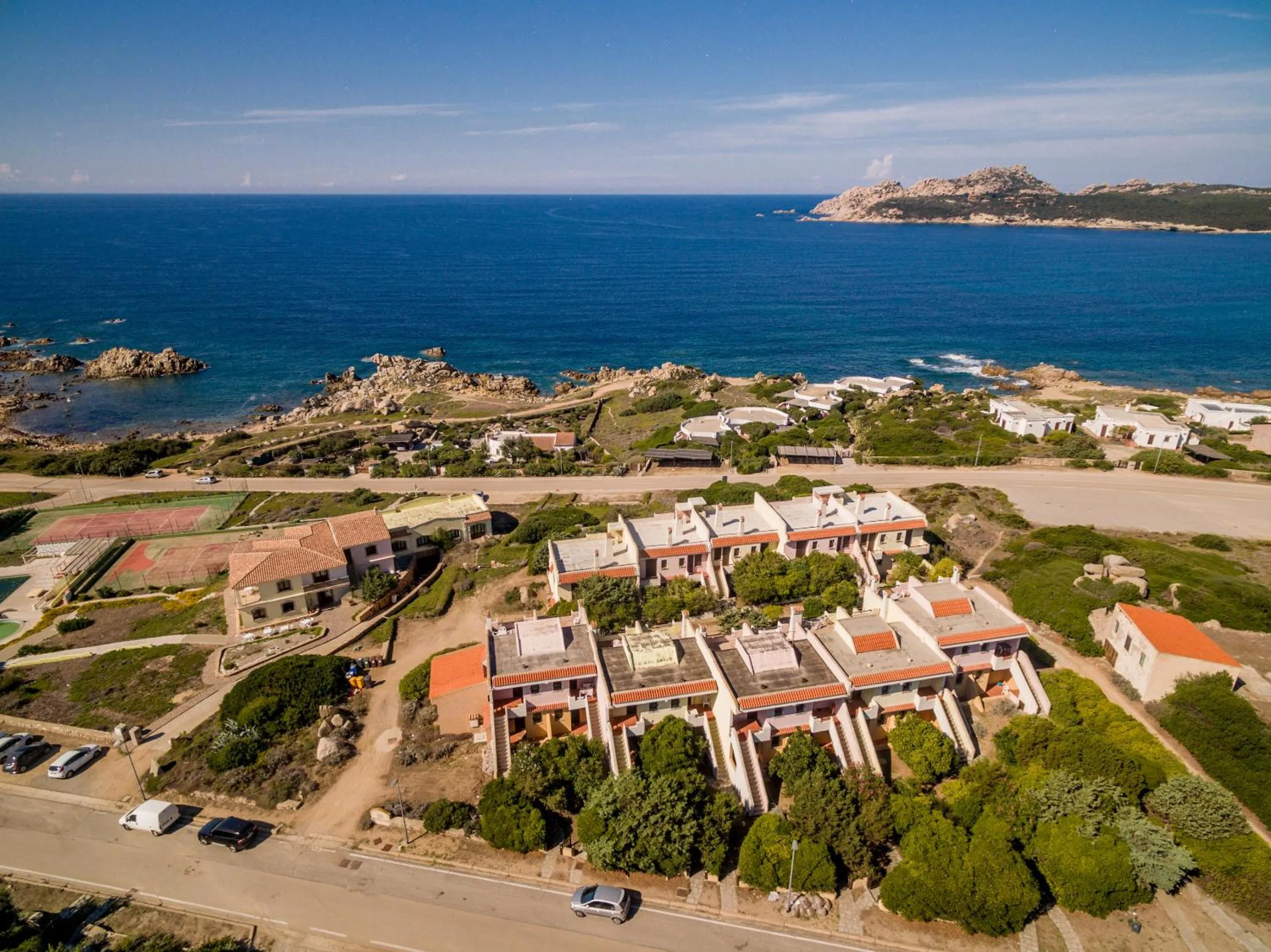 Bird's eye view in Residence Baia Santa Reparata
