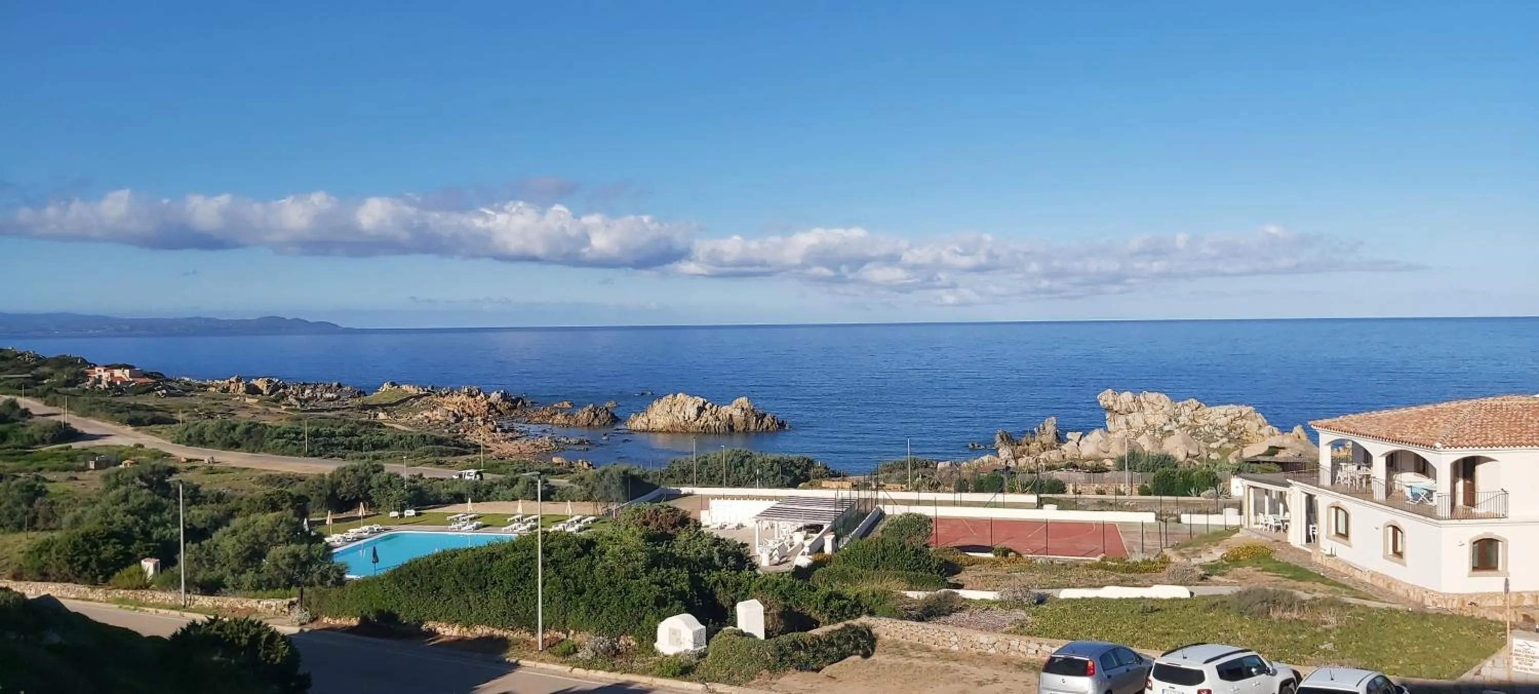 Bird's eye view in Residence Baia Santa Reparata