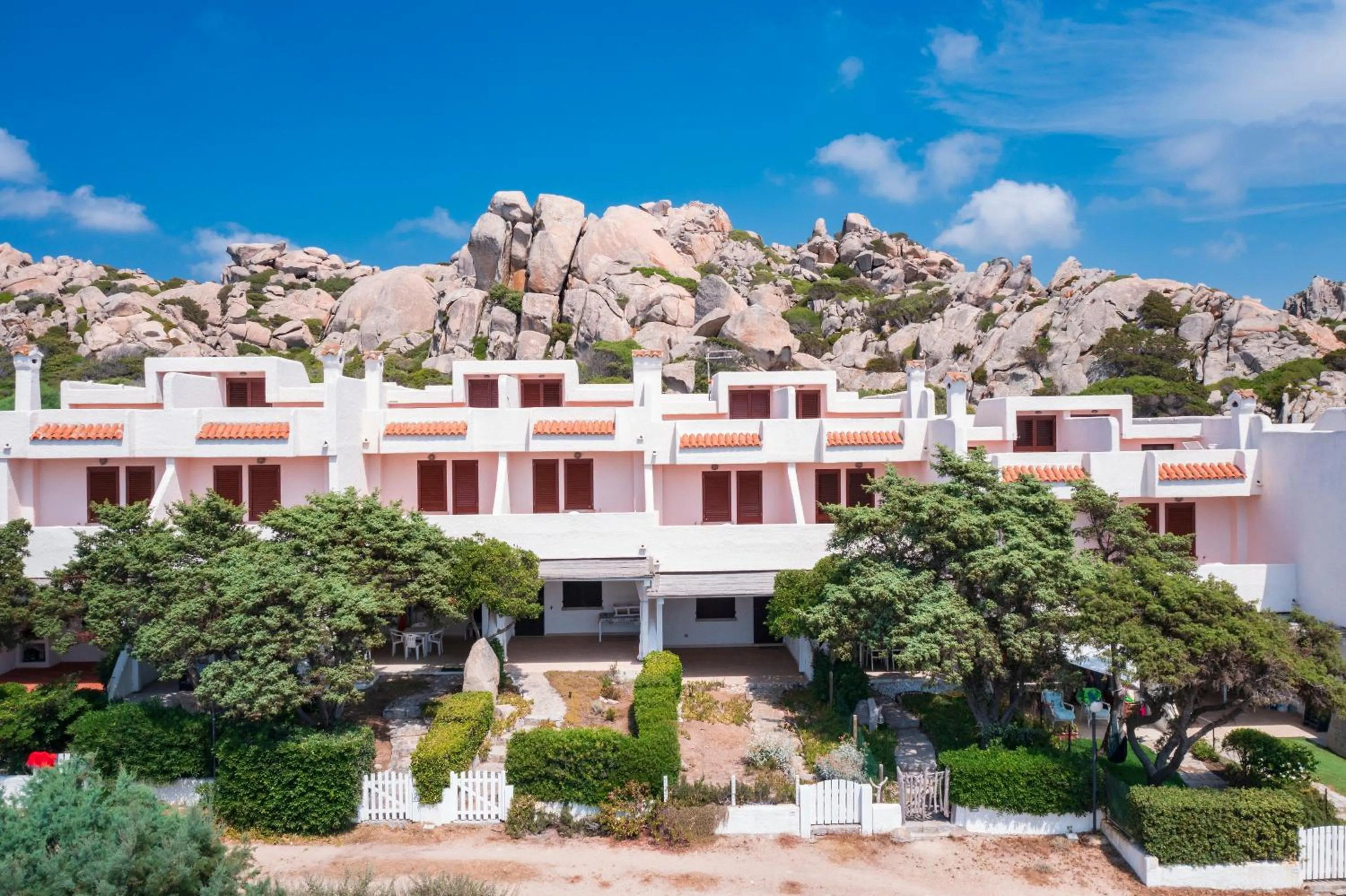 Bird's eye view in Residence Baia Santa Reparata