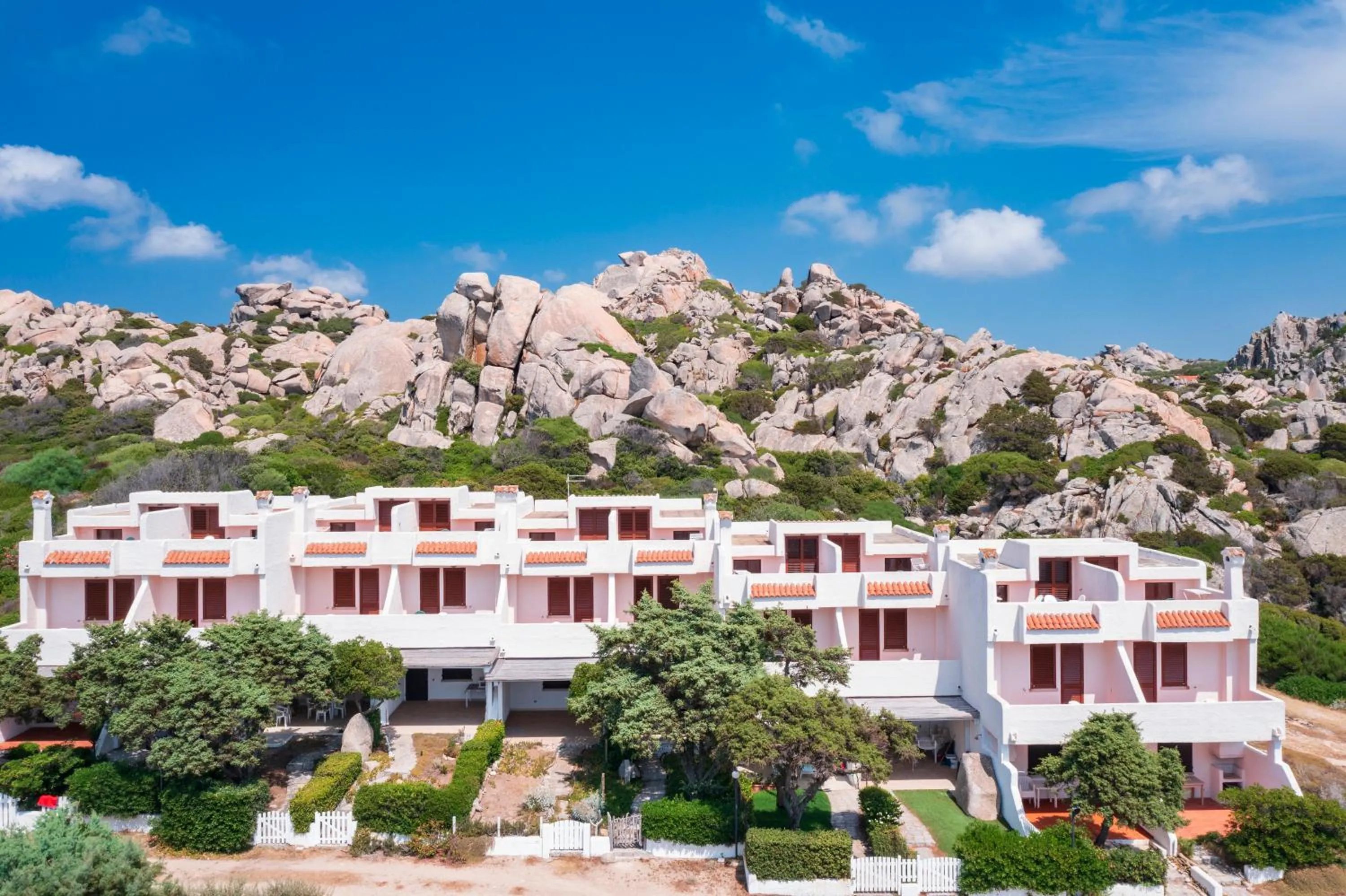 Bird's eye view in Residence Baia Santa Reparata