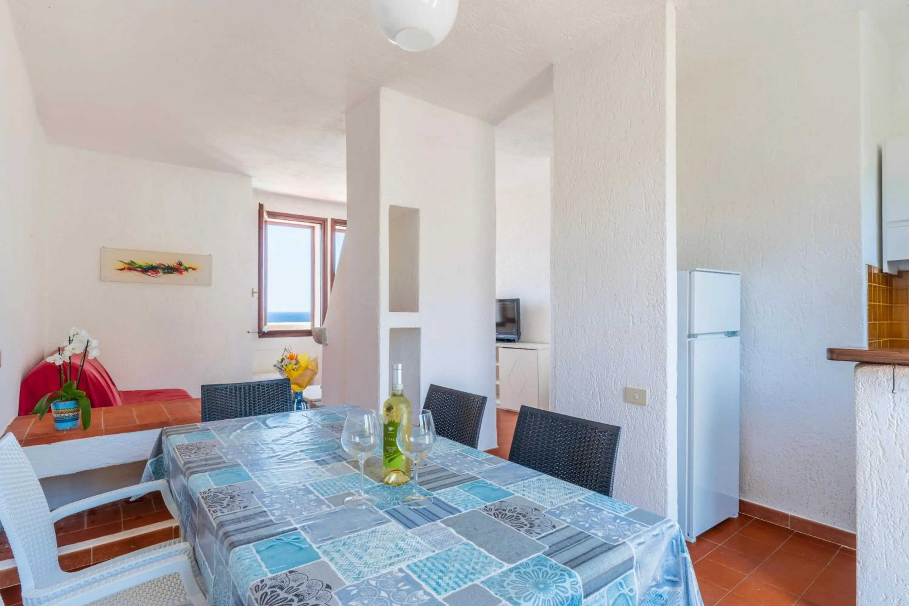 Living room, Bed in Residence Baia Santa Reparata