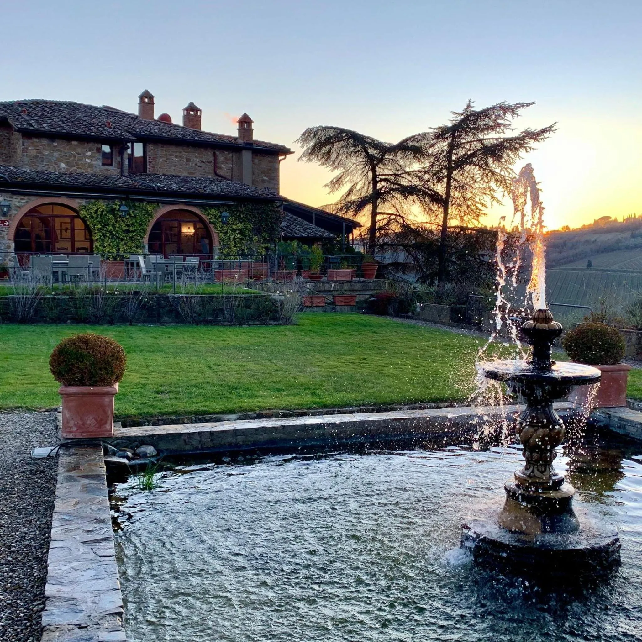Garden in Capannelle Wine Resort