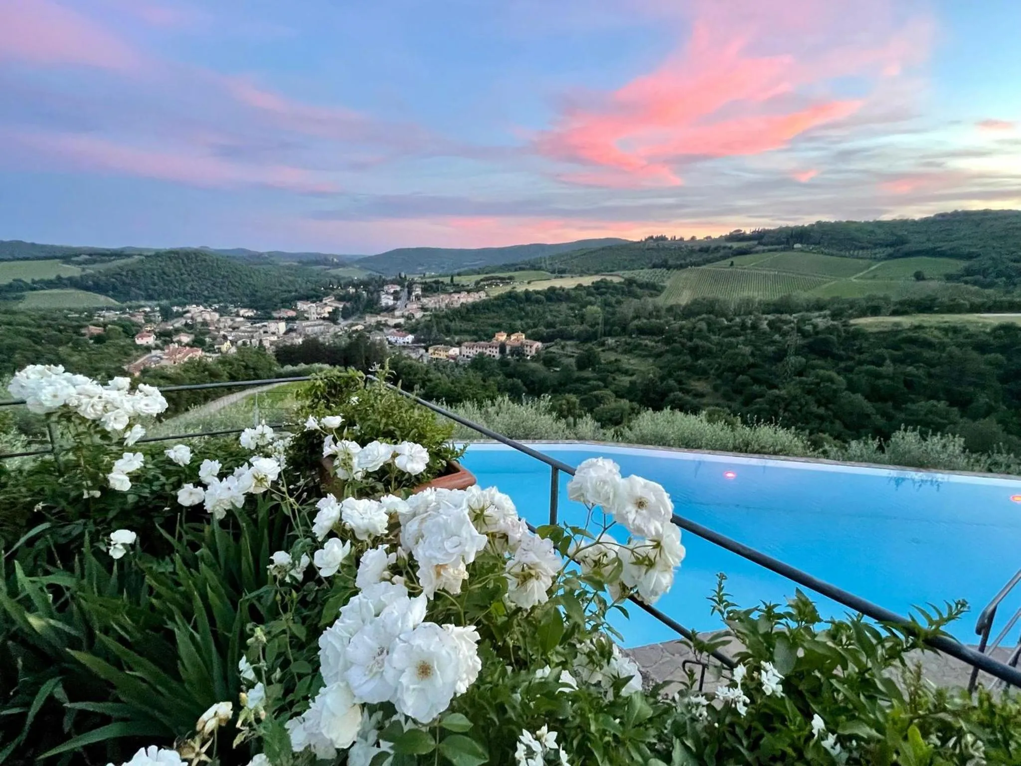 Swimming pool in Capannelle Wine Resort