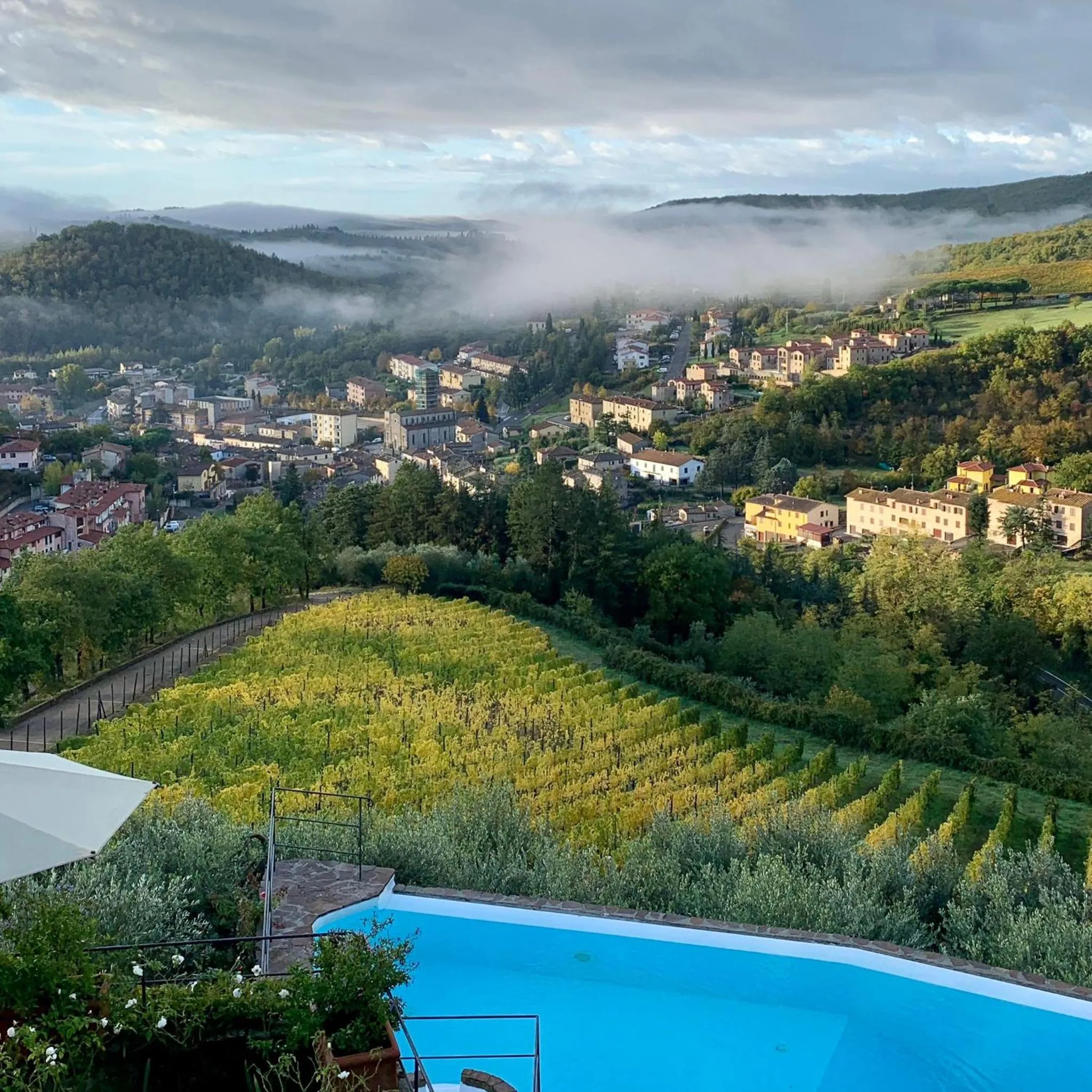 City view in Capannelle Wine Resort