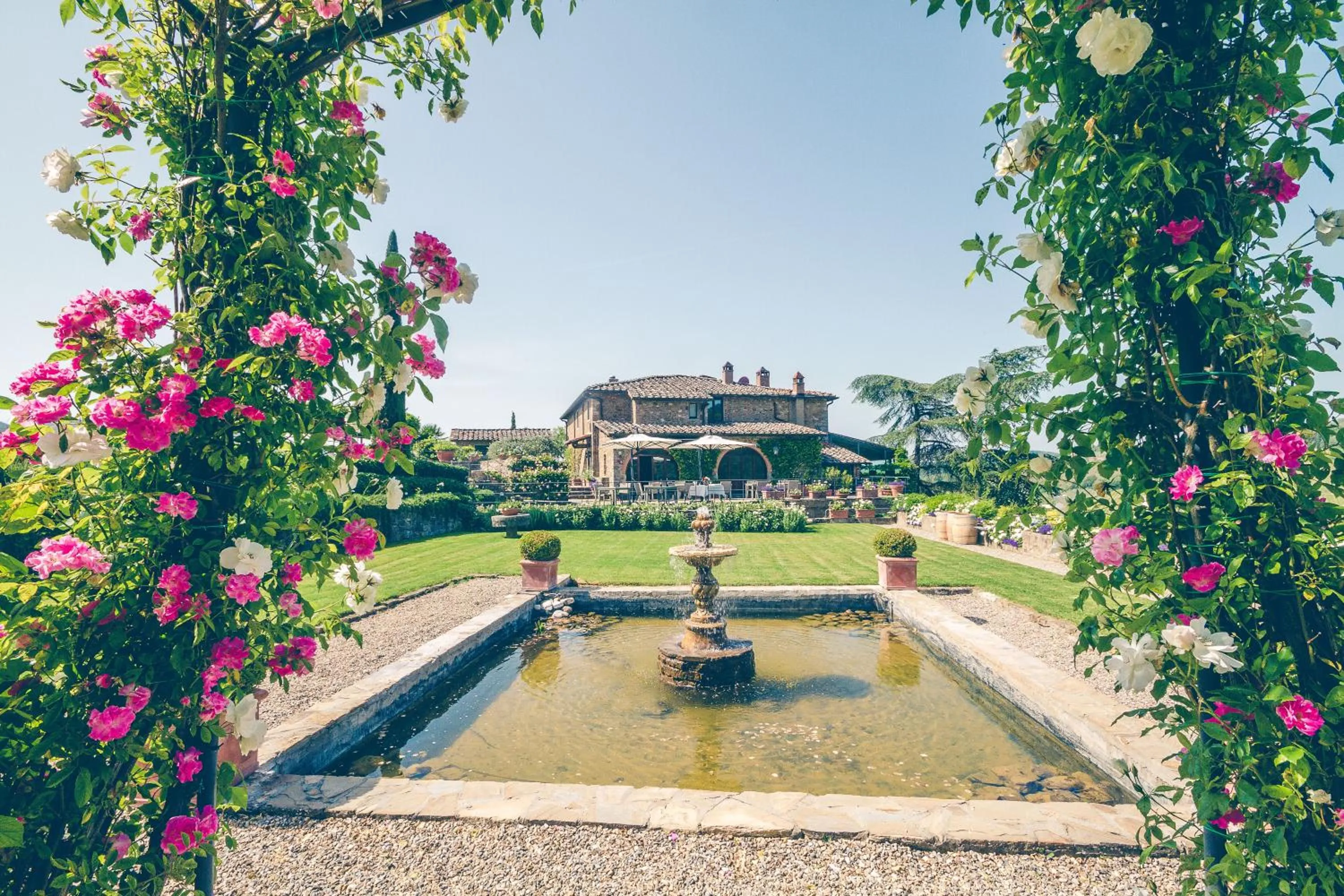 Garden in Capannelle Wine Resort