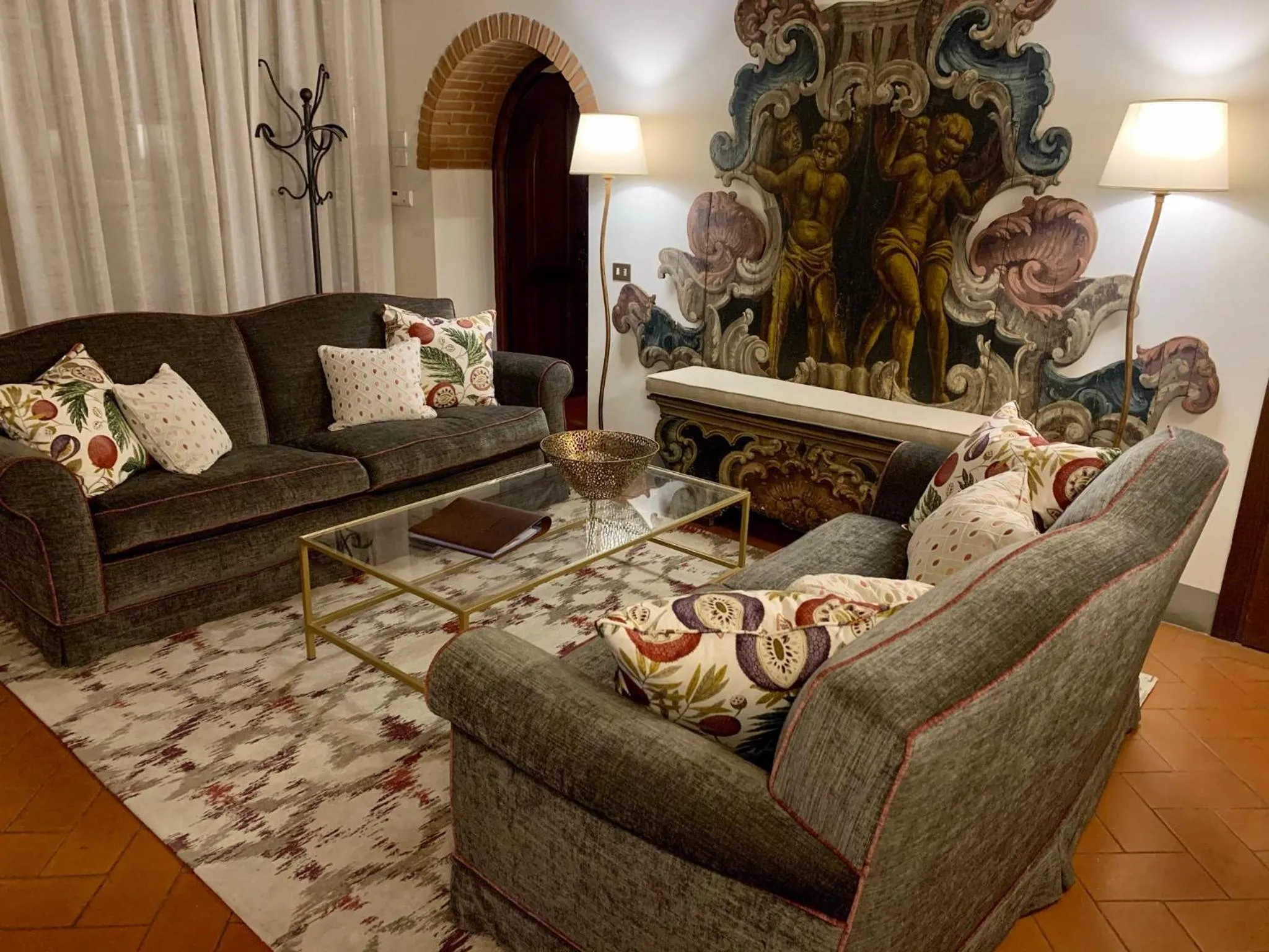 Seating area in Capannelle Wine Resort