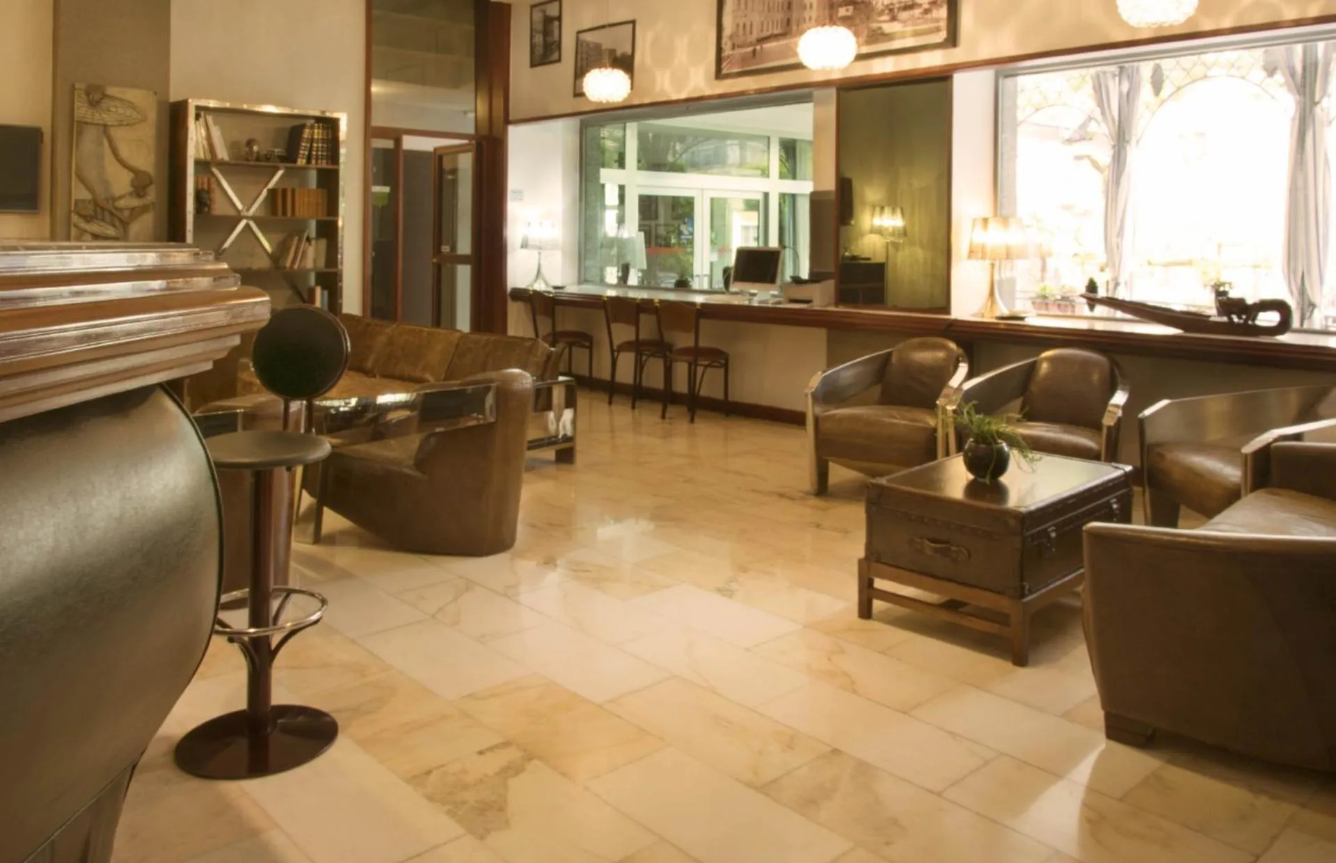 Communal lounge/ TV room in Hotel Grazia Eboli