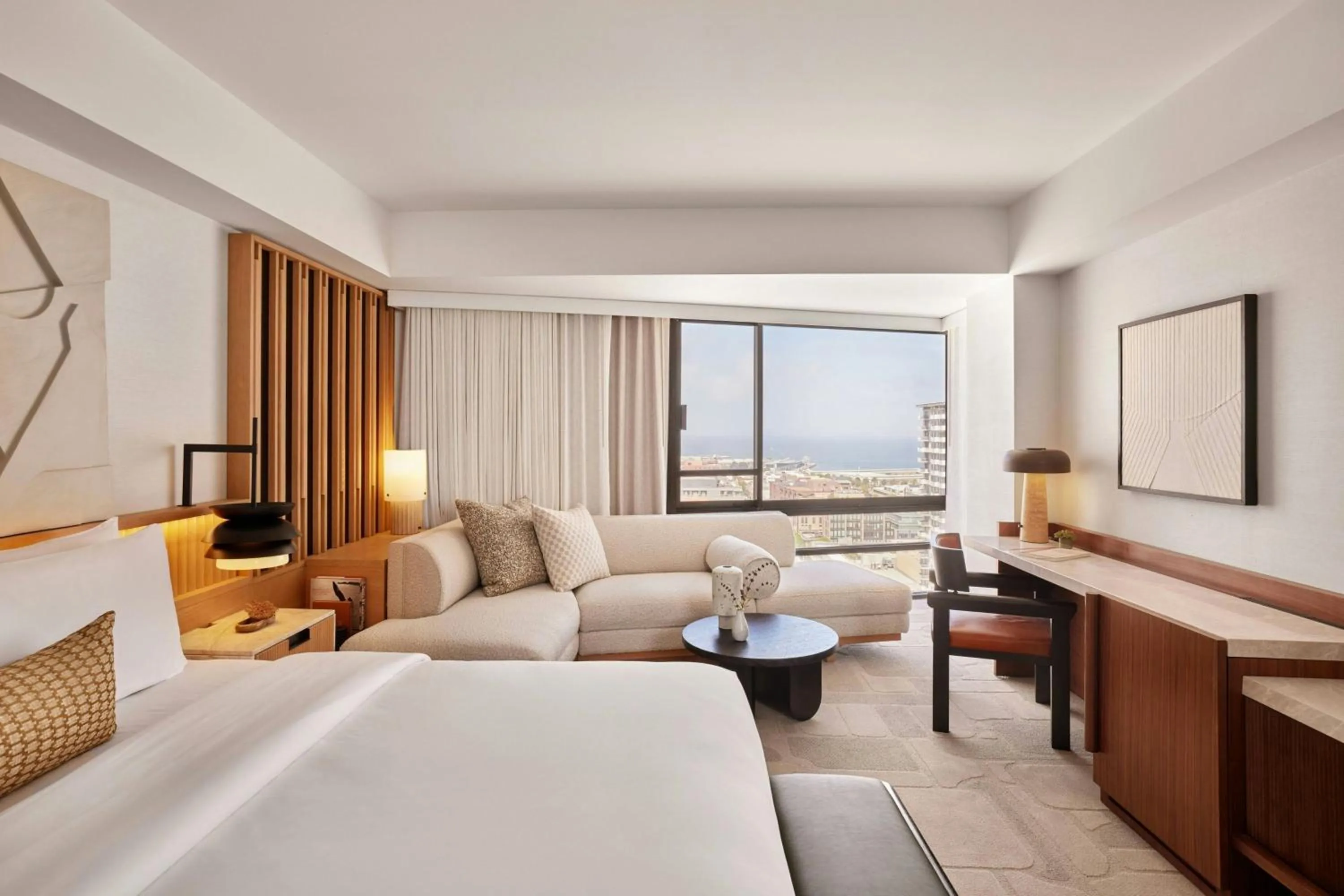 Photo of the whole room, Bed in The Jay, Autograph Collection