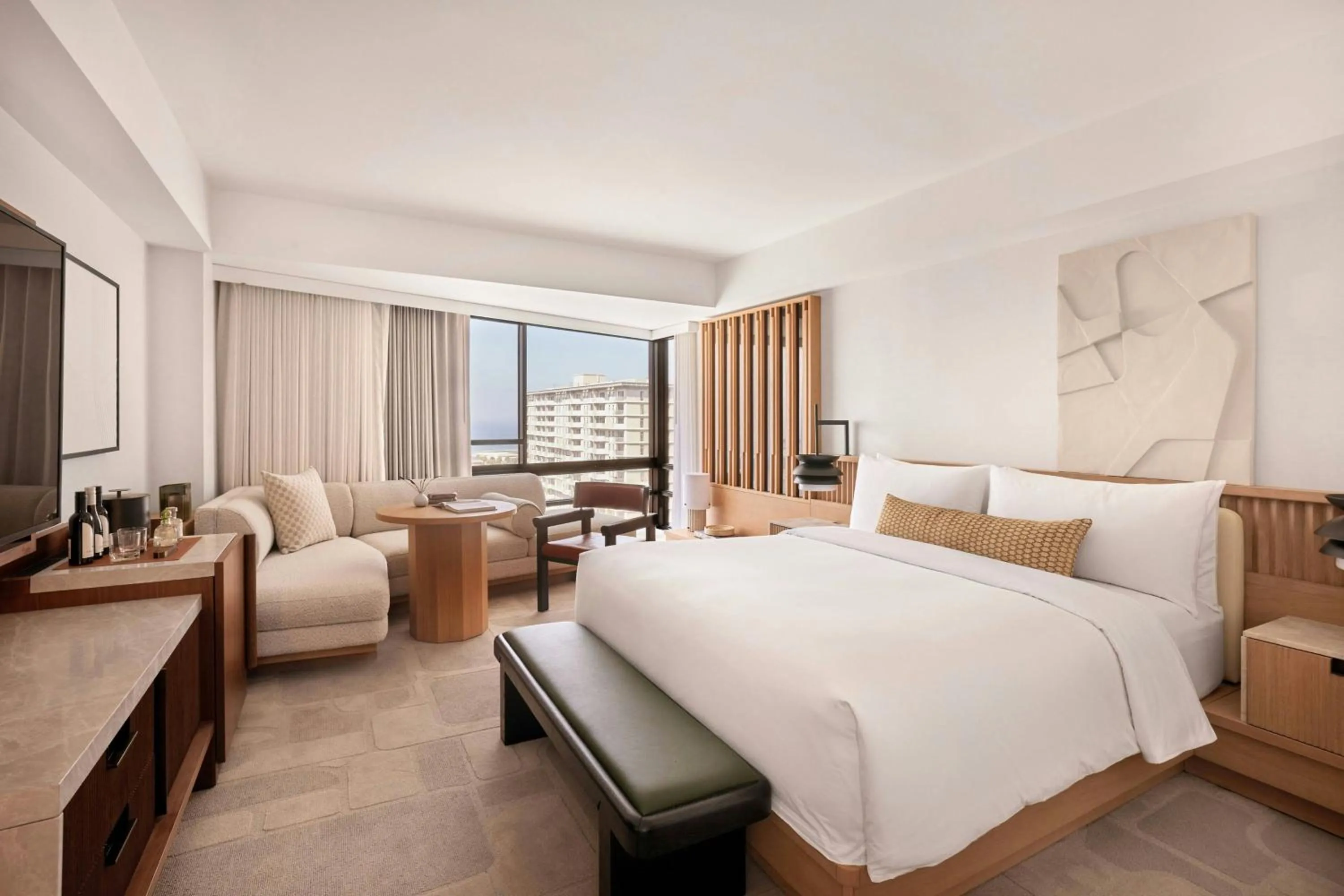 Photo of the whole room, Bed in The Jay, Autograph Collection