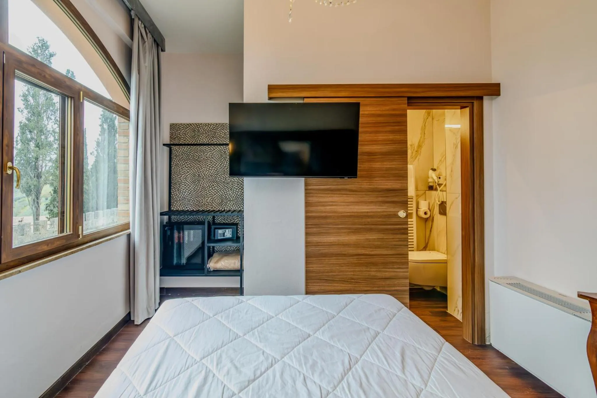 Bed in Villa Lecchi Hotel Wellness