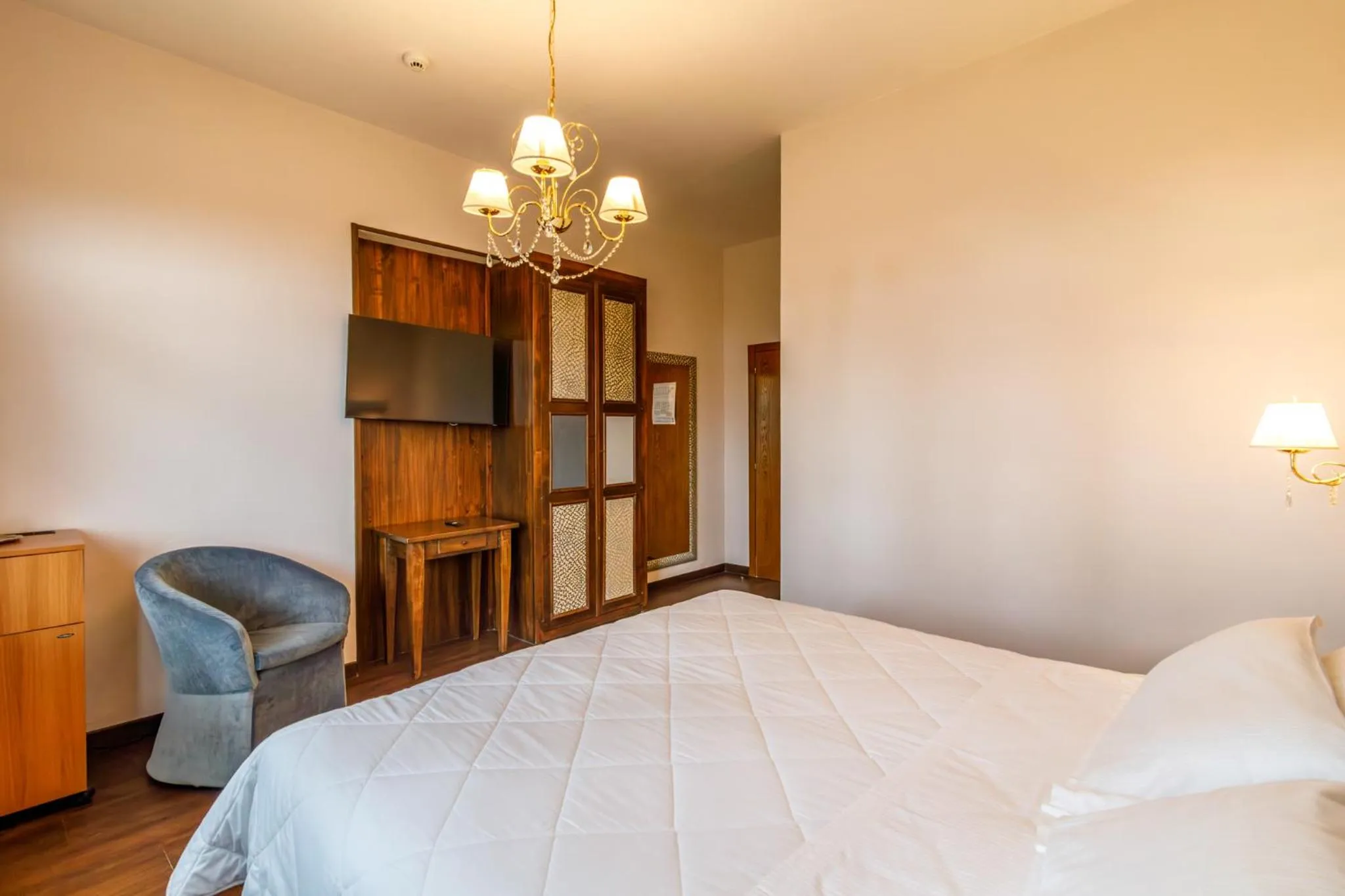 Bed in Villa Lecchi Hotel Wellness