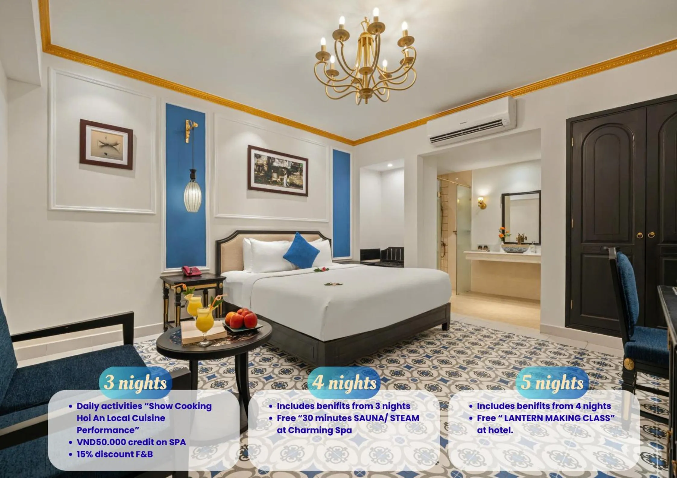 Bedroom, Bed in Hoi An Blue Sky Boutique Hotel & Spa