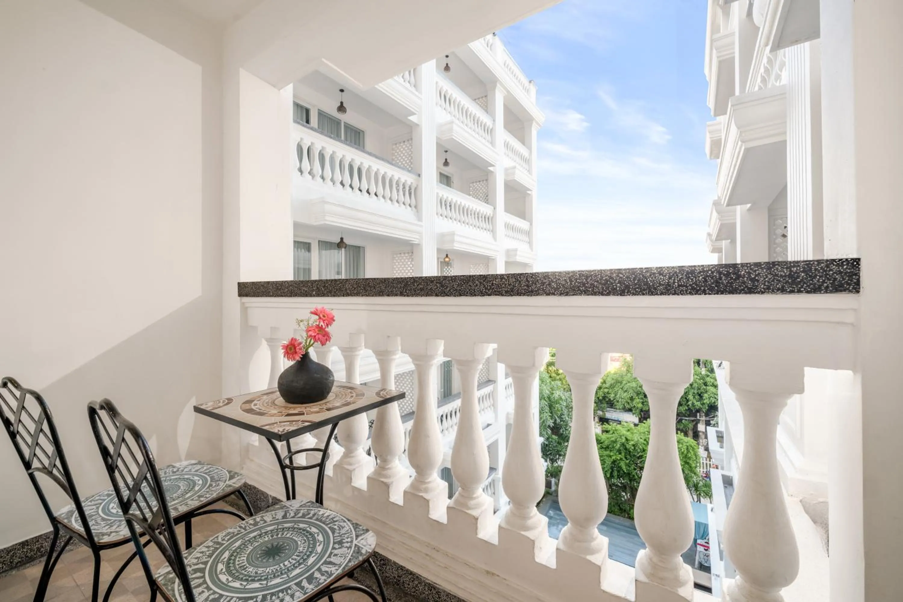 Balcony/Terrace in Hoi An Blue Sky Boutique Hotel & Spa