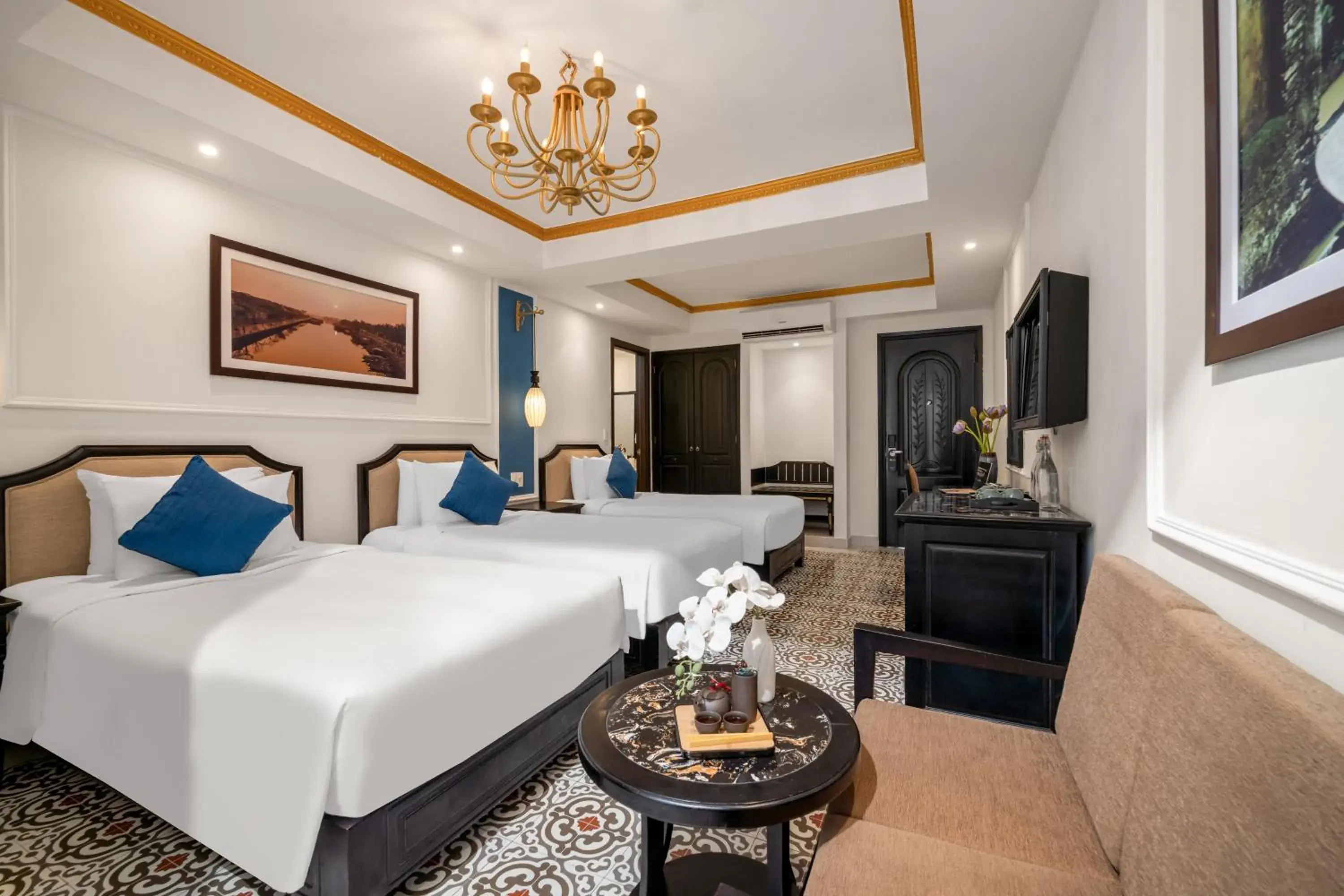 Bed in Hoi An Blue Sky Boutique Hotel & Spa Bed in Hoi An Blue Sky Boutique Hotel & Spa