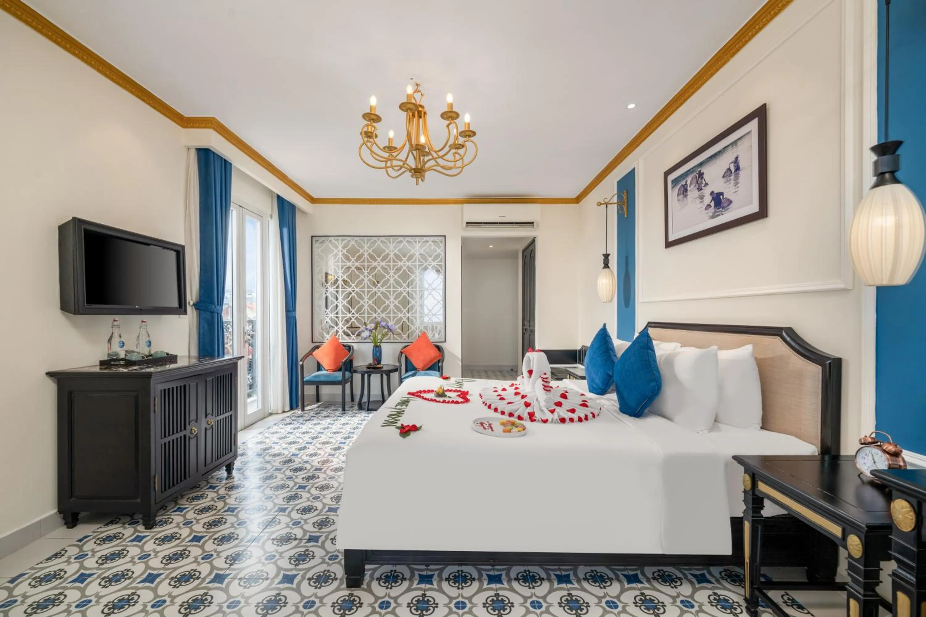 Bed in Hoi An Blue Sky Boutique Hotel & Spa