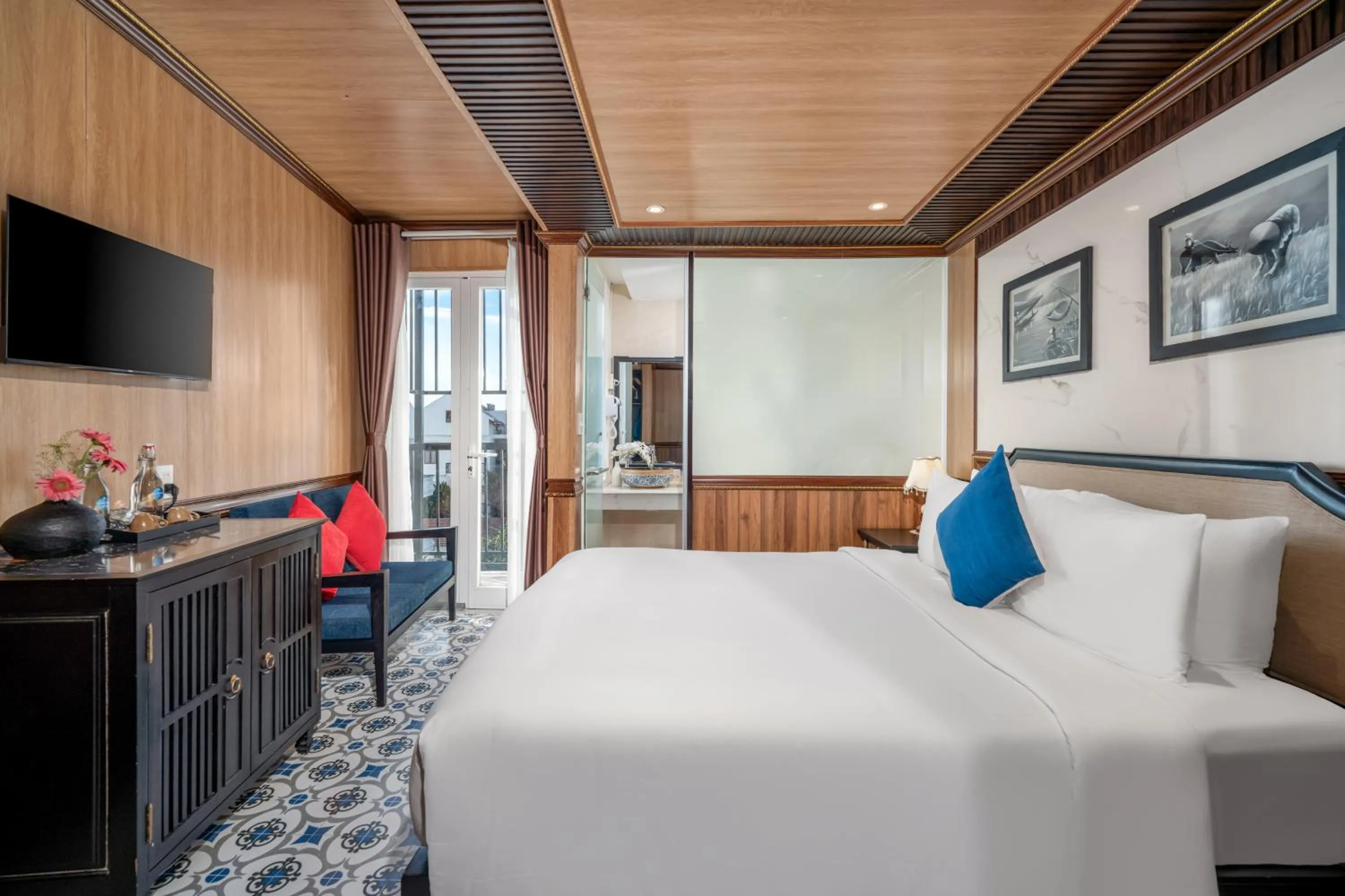 Bed in Hoi An Blue Sky Boutique Hotel & Spa