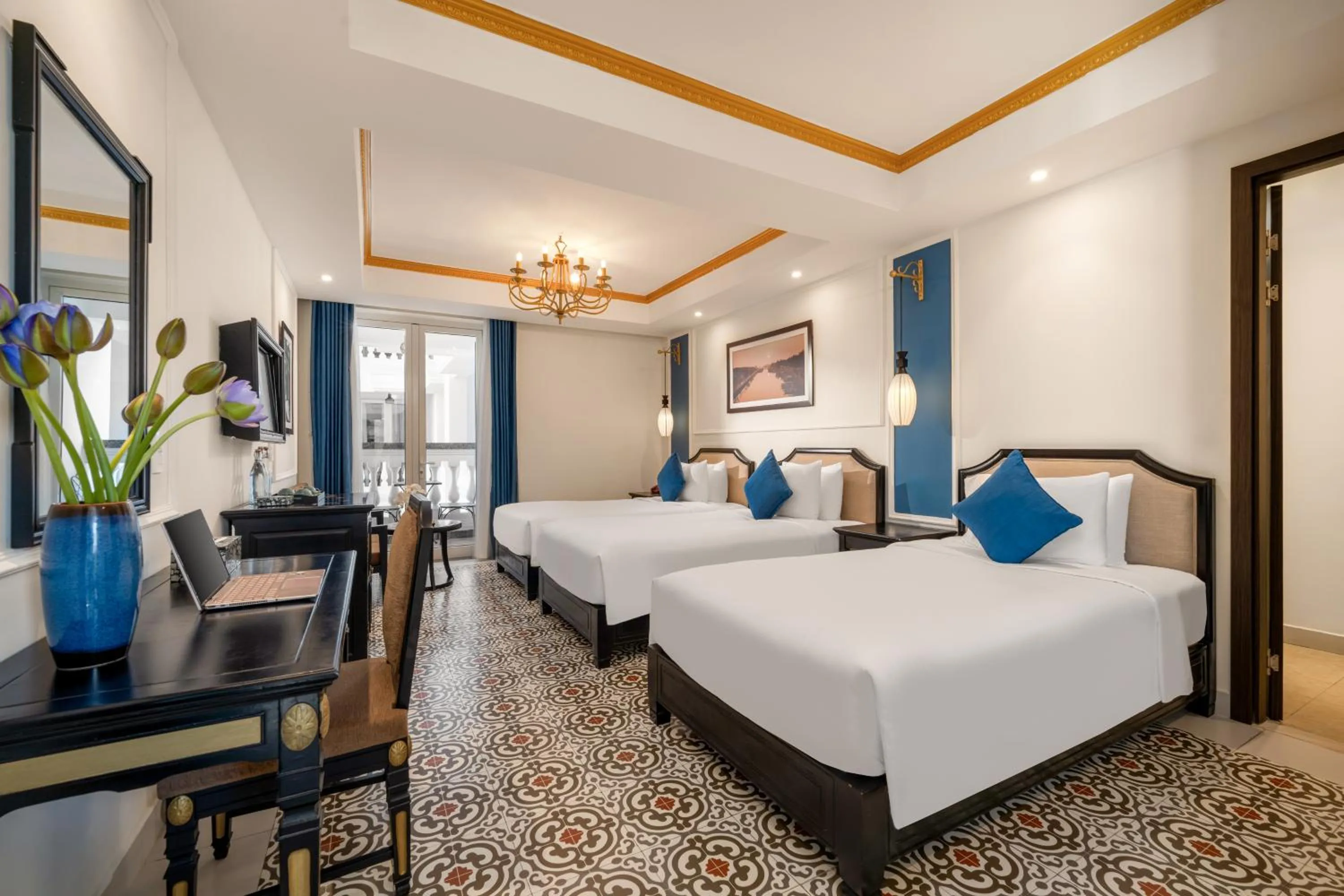 Bed in Hoi An Blue Sky Boutique Hotel & Spa