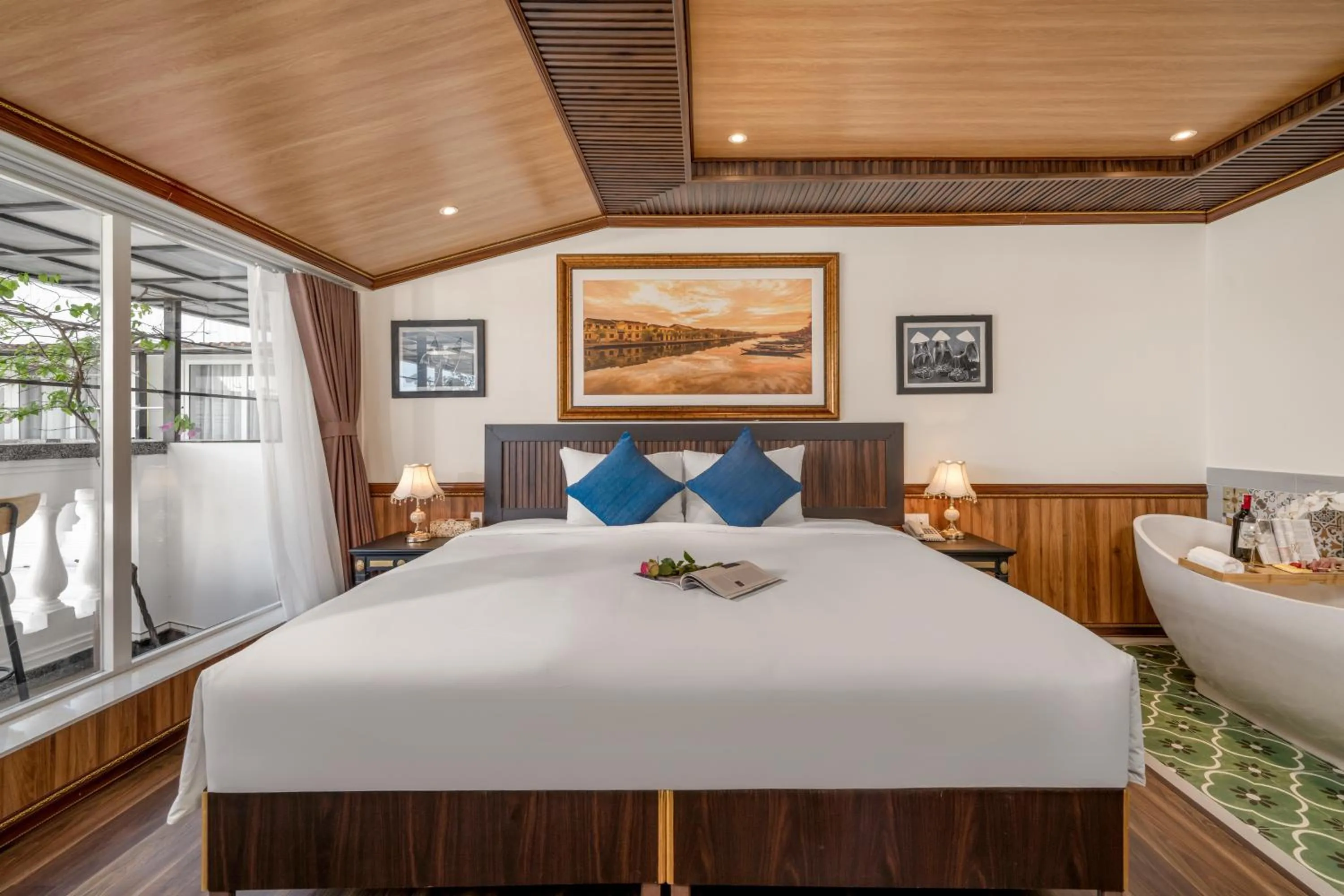 Bed in Hoi An Blue Sky Boutique Hotel & Spa