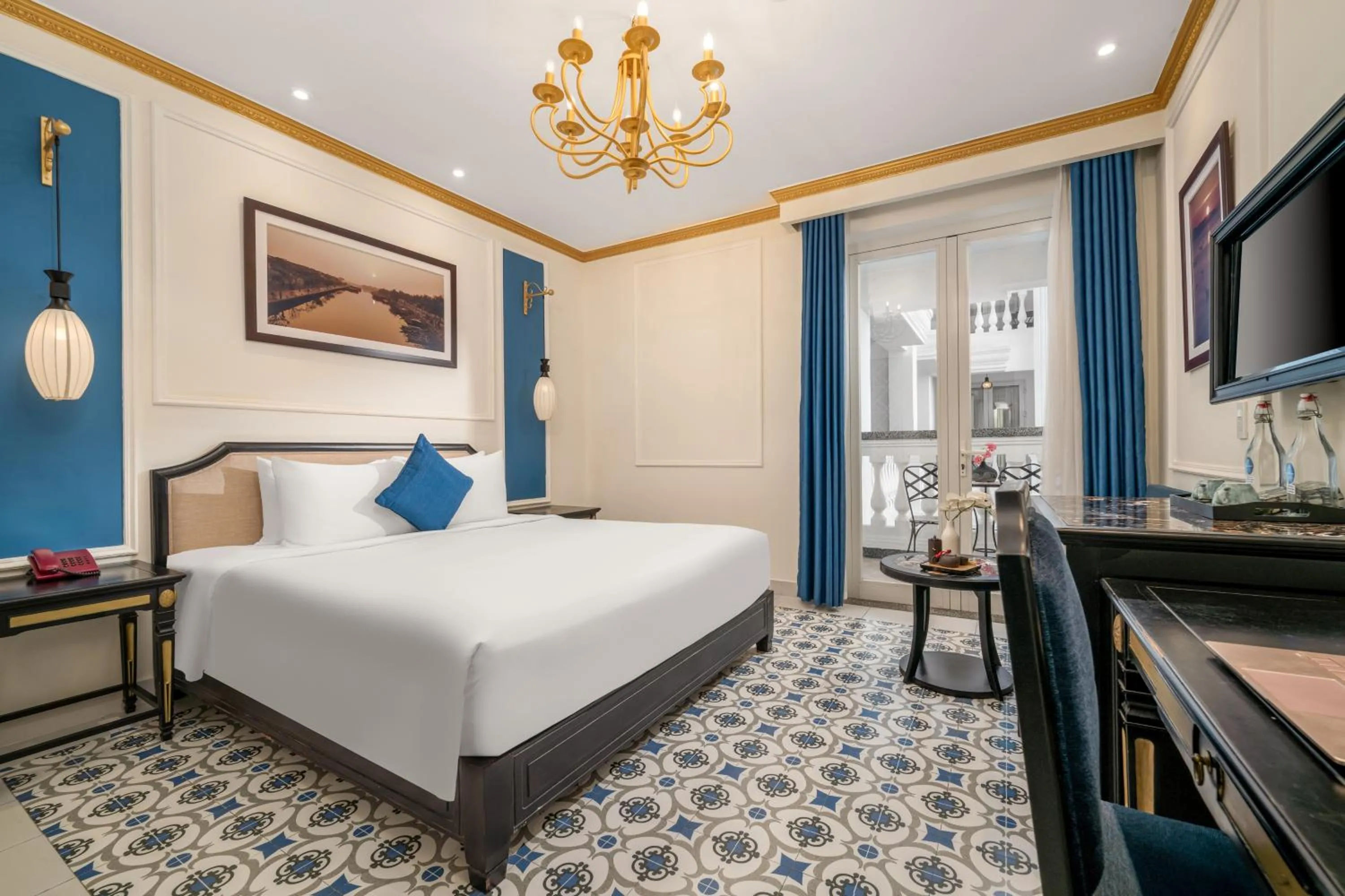 Bed in Hoi An Blue Sky Boutique Hotel & Spa