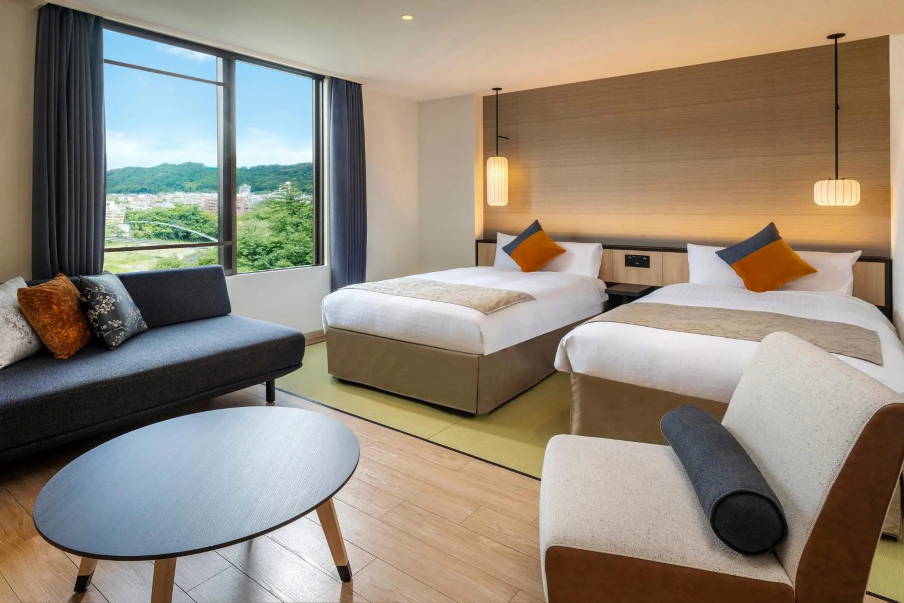 Photo of the whole room, Bed in KAMENOI HOTEL Ome