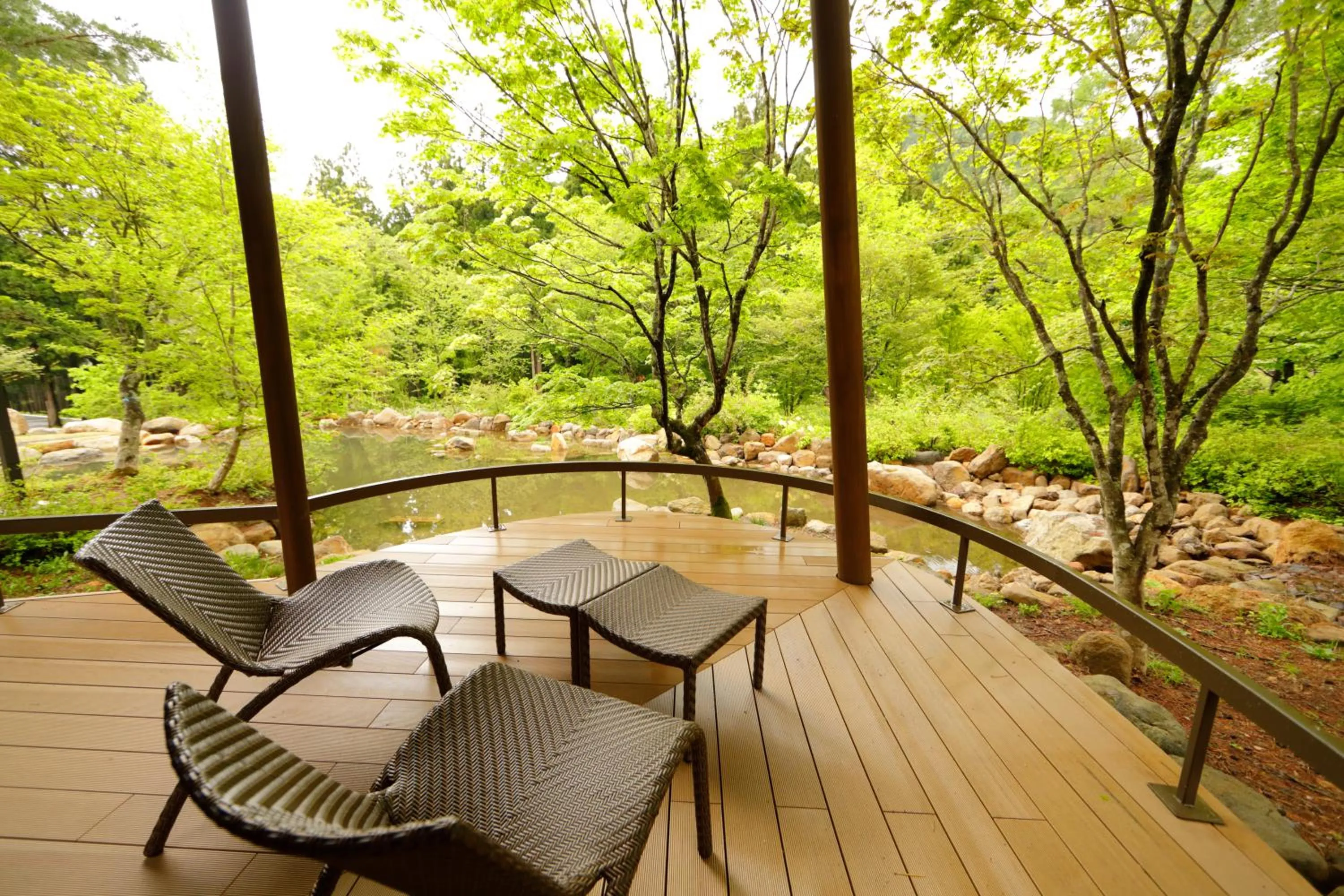 Garden in Yukemuri no Yado Inazumi Onsen