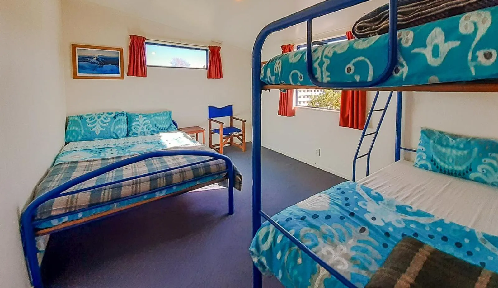 Bed in Tongariro River Retreat