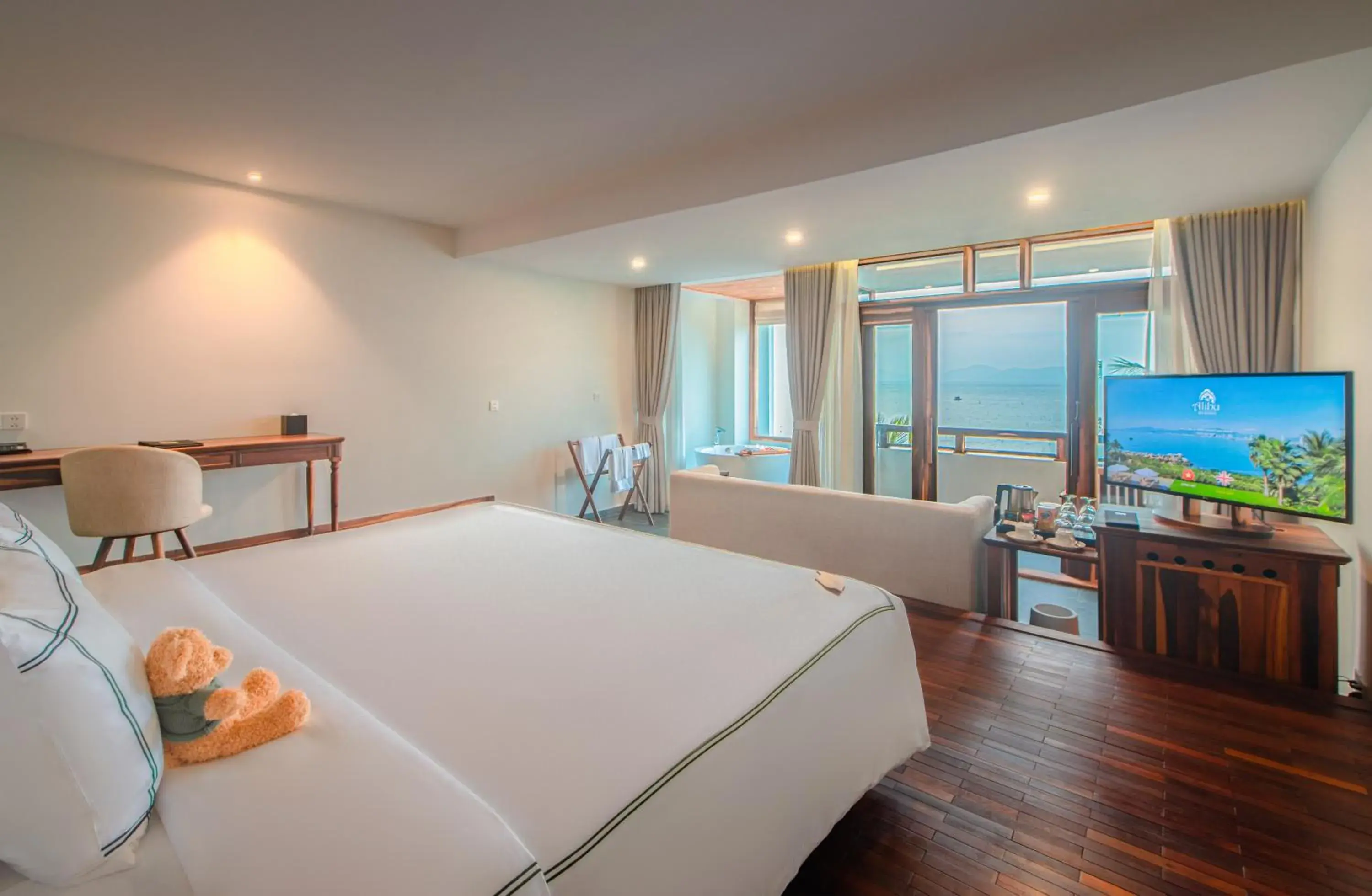 Bed in Alibu Resort Nha Trang Bed in Alibu Resort Nha Trang