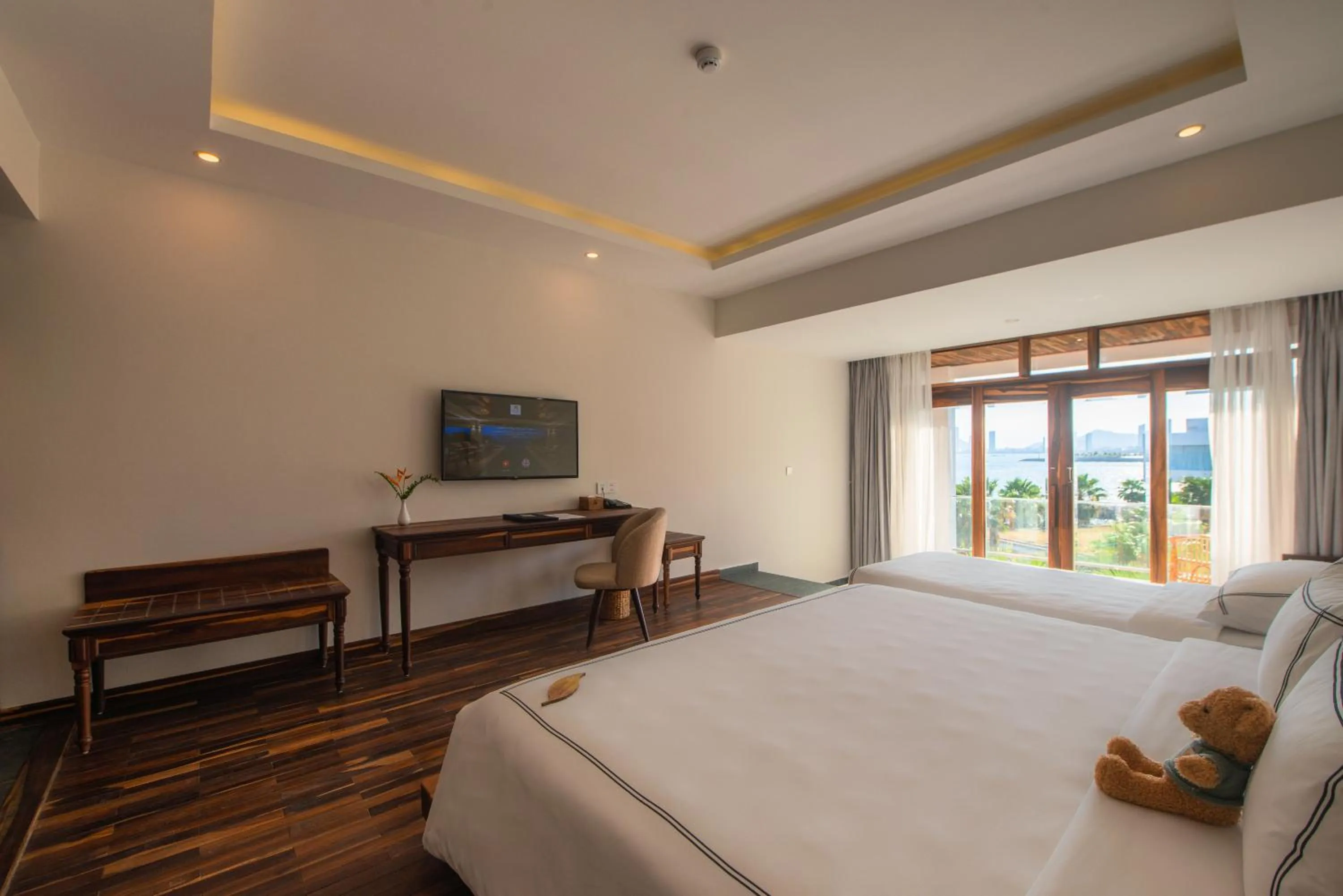 Bed in Alibu Resort Nha Trang
