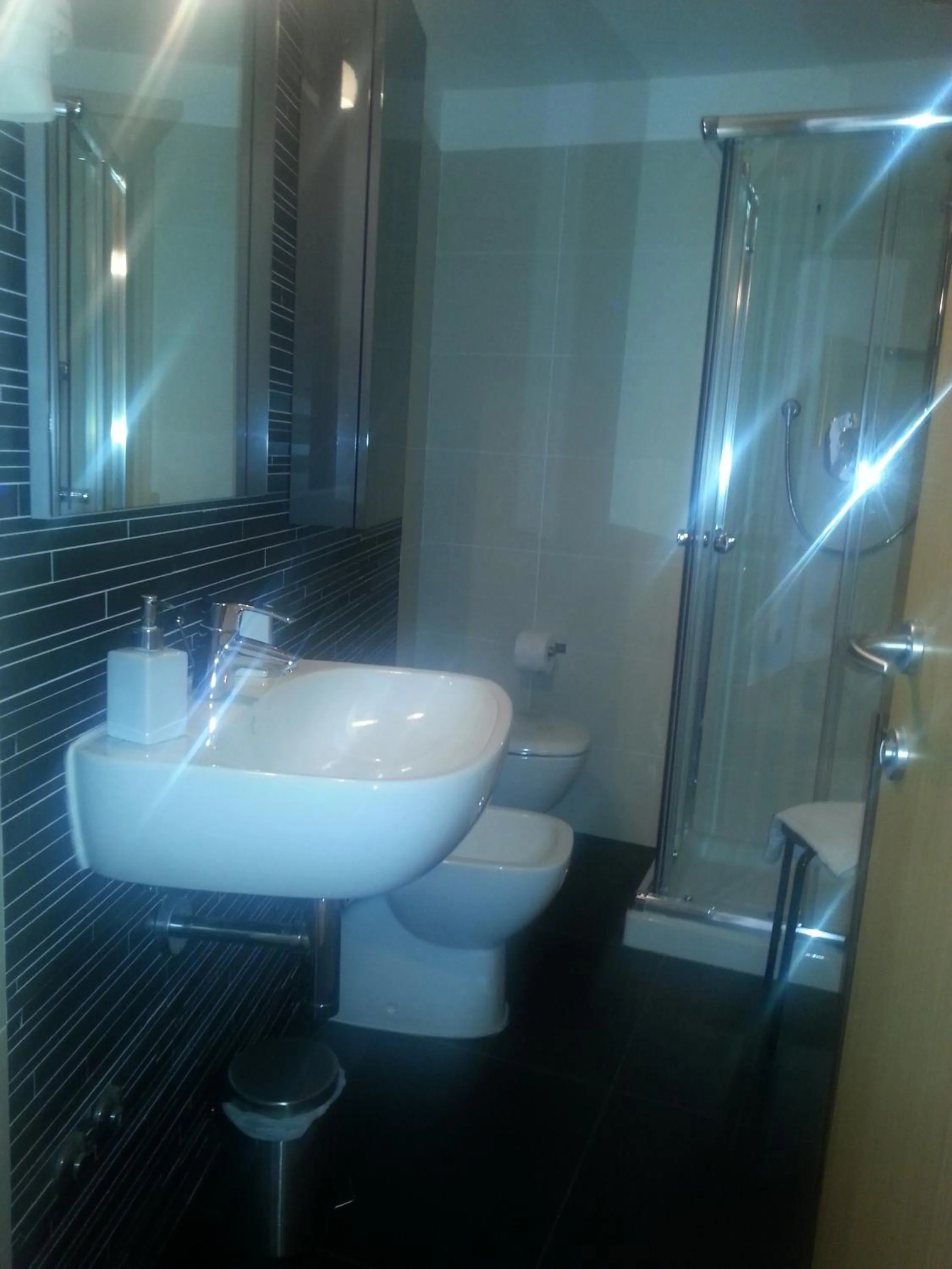 Bathroom in B&B Oasi Vetoio