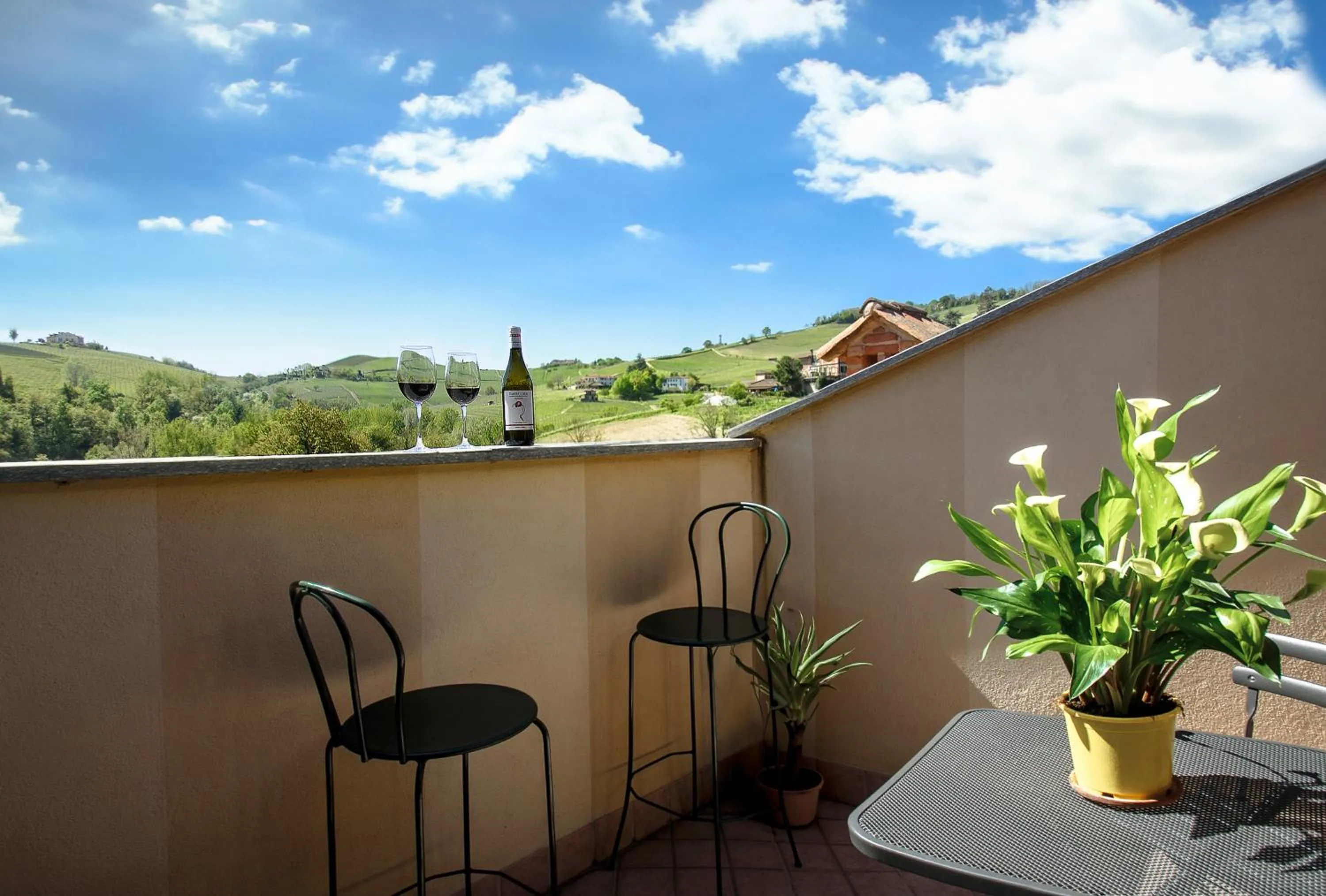 Patio in La Giolitta Accomodations