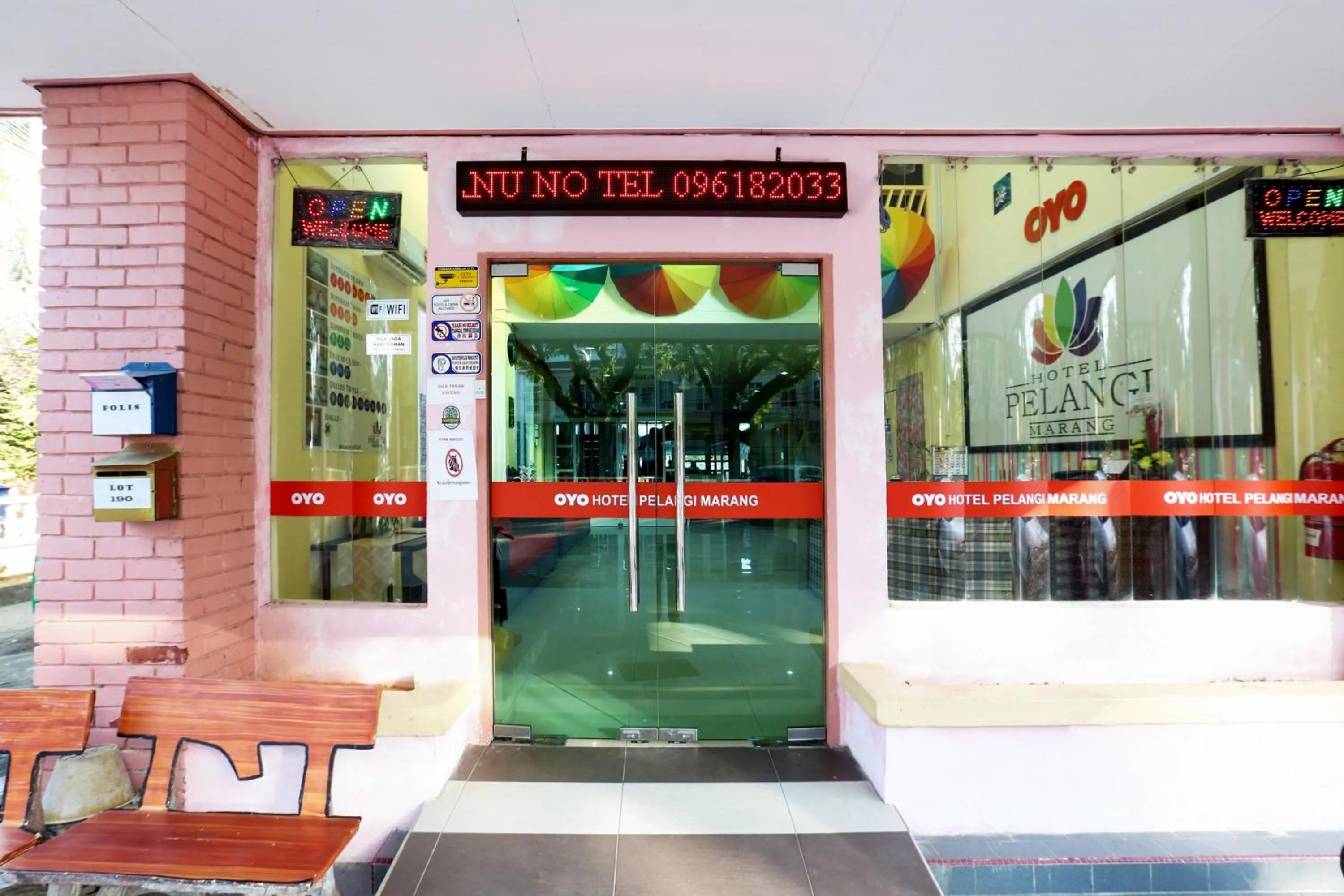 Facade/entrance in Hotel O Pelangi Marang