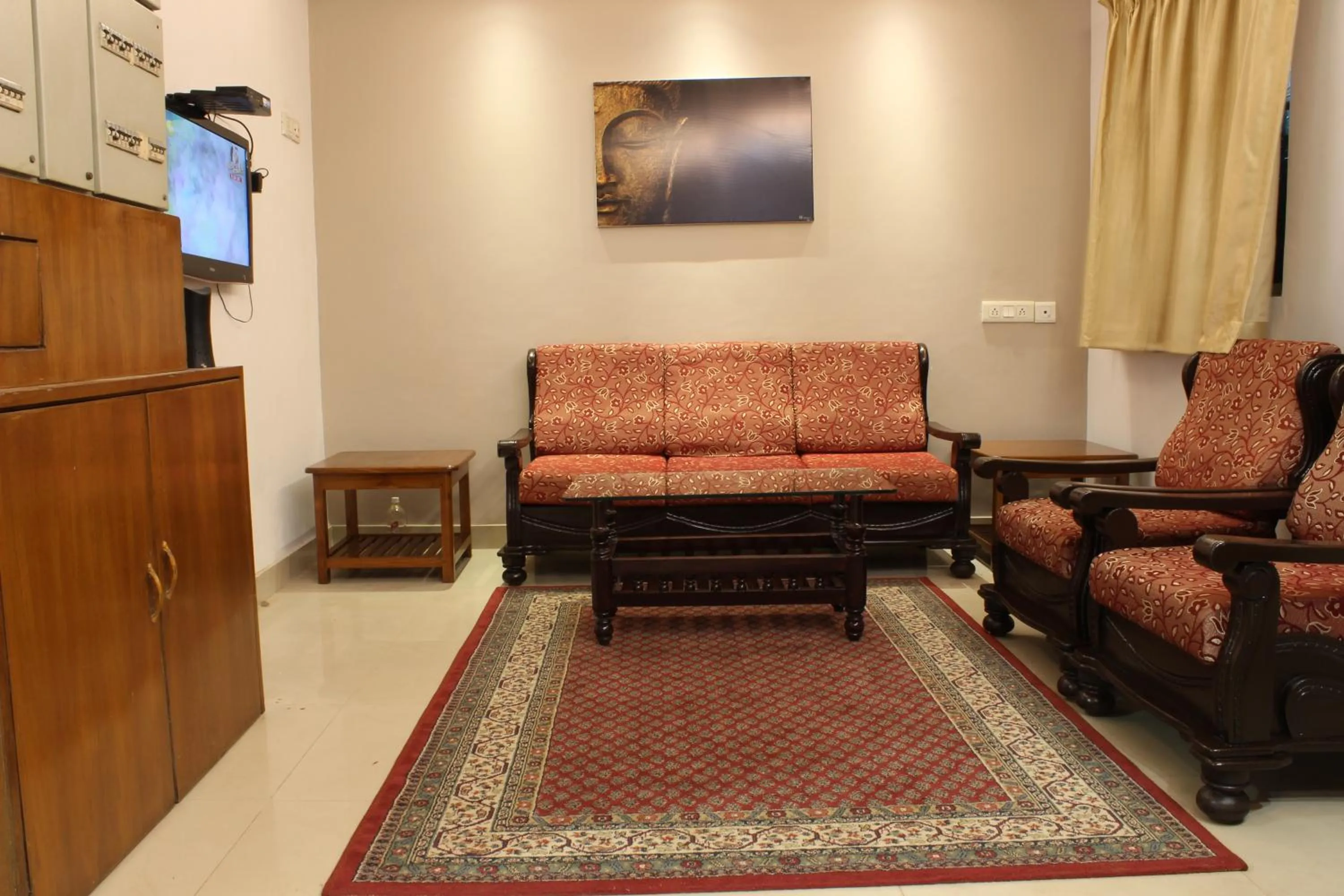 Seating area in Ria Residency