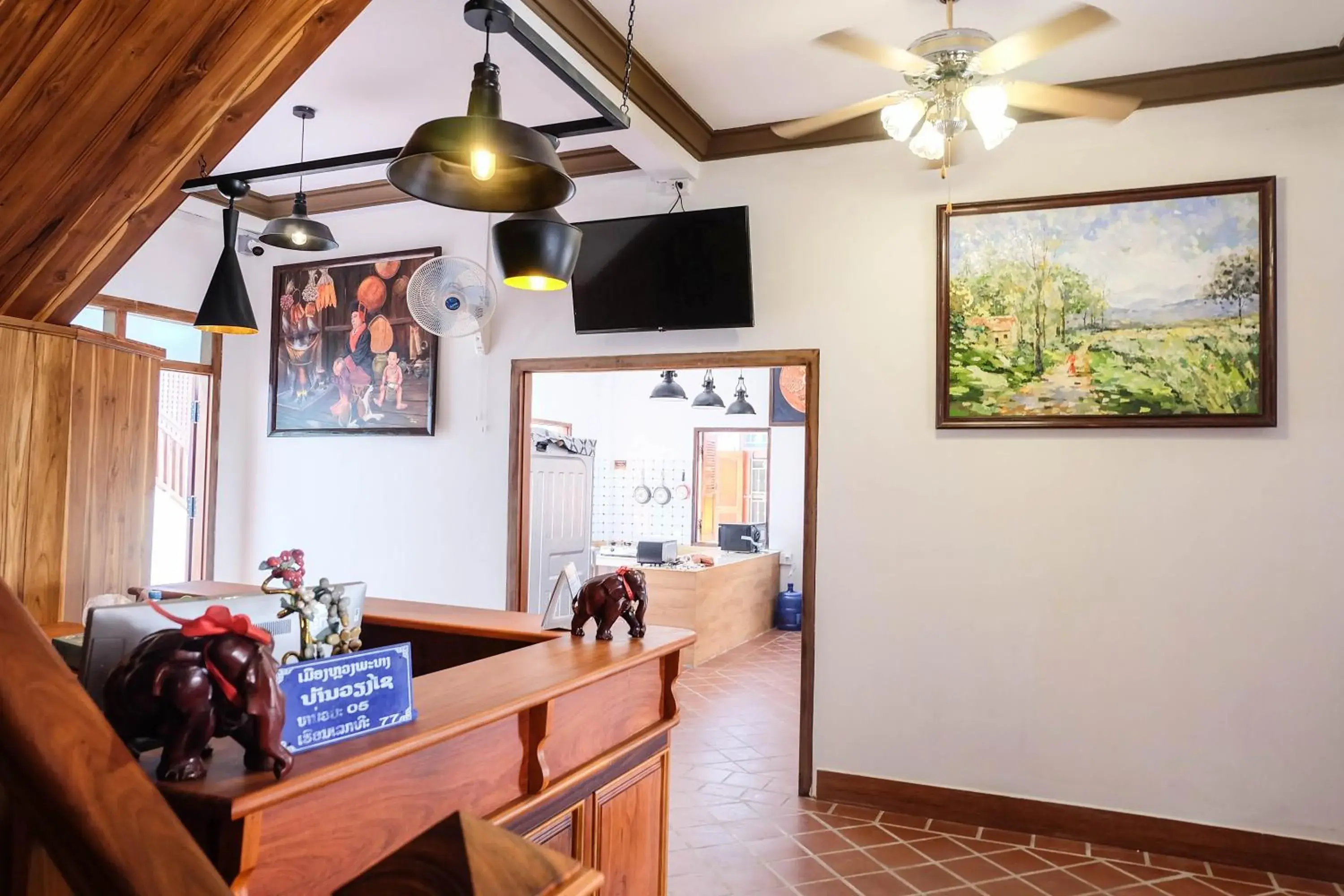 Lobby or reception in Luang Prabang Museum Inn & Travel Lobby or reception in Luang Prabang Museum Inn & Travel
