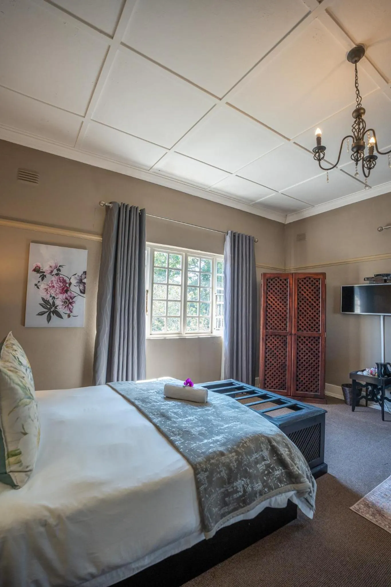 Bed in Palm Tree Manor