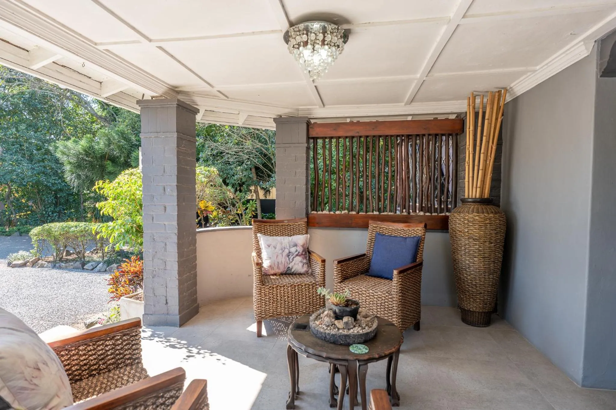 Patio in Palm Tree Manor
