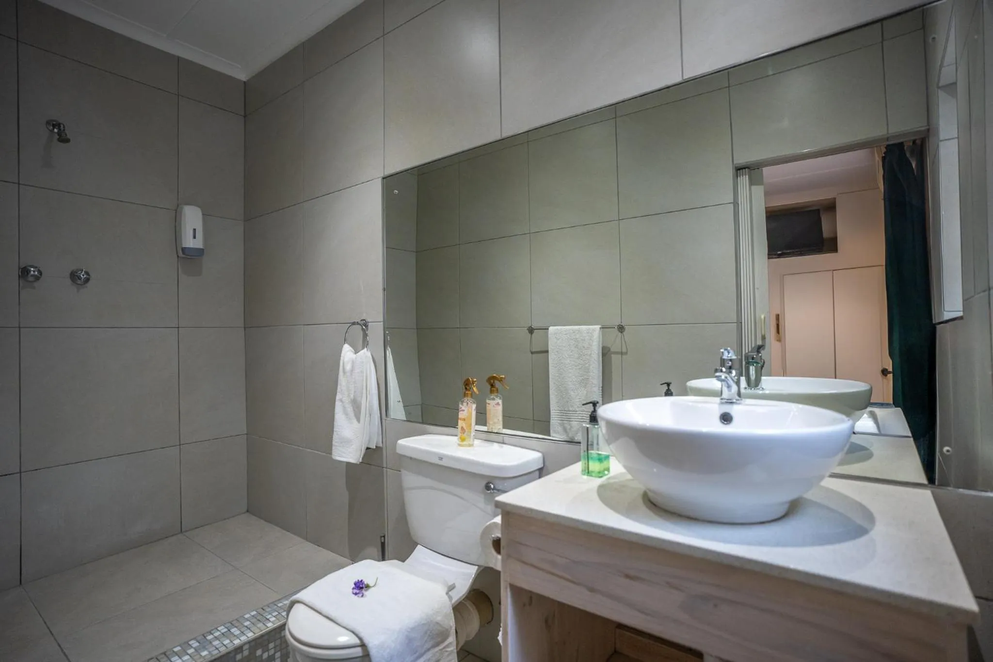 Shower in Palm Tree Manor