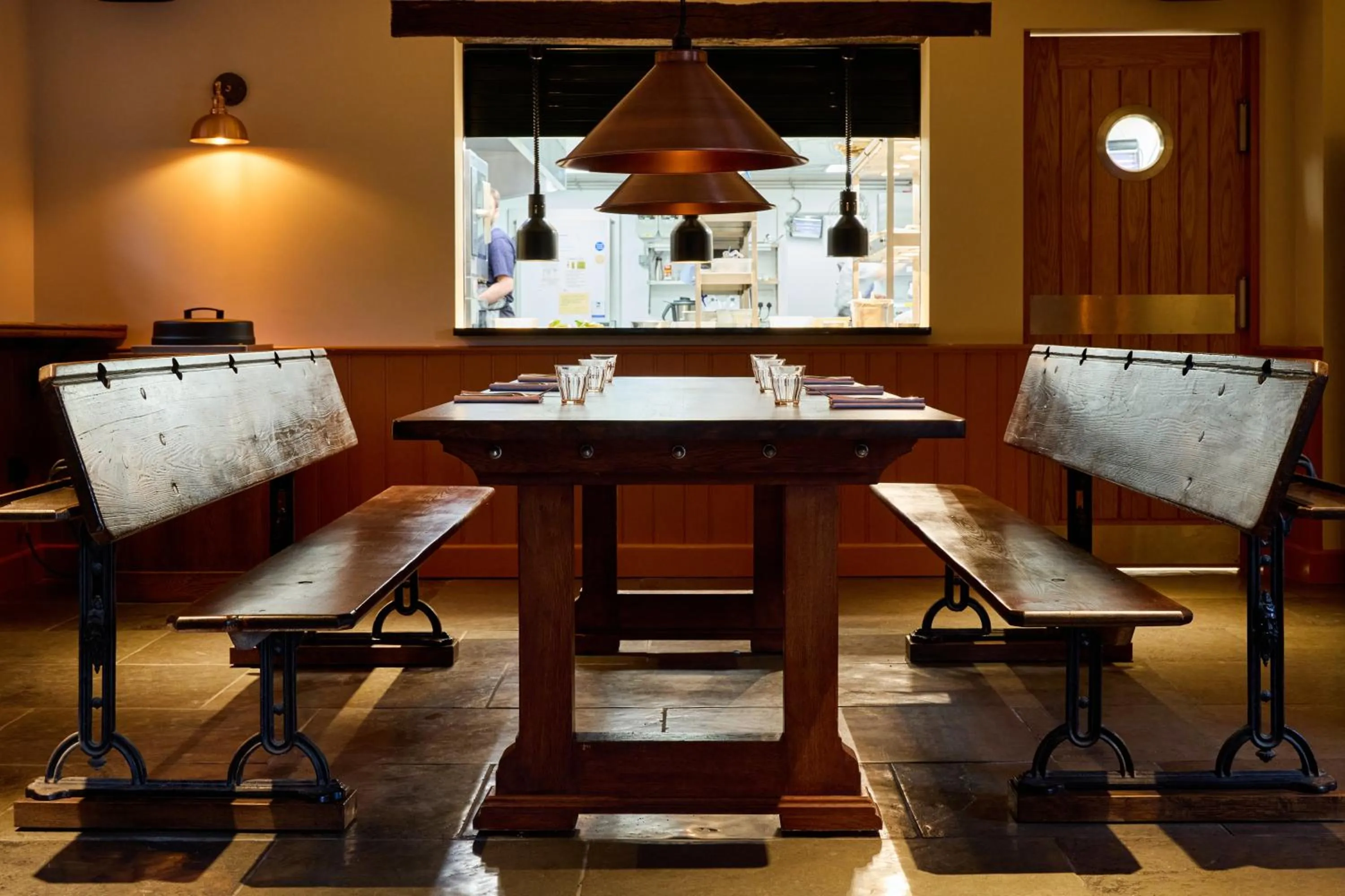 Seating area in The Harcourt Arms