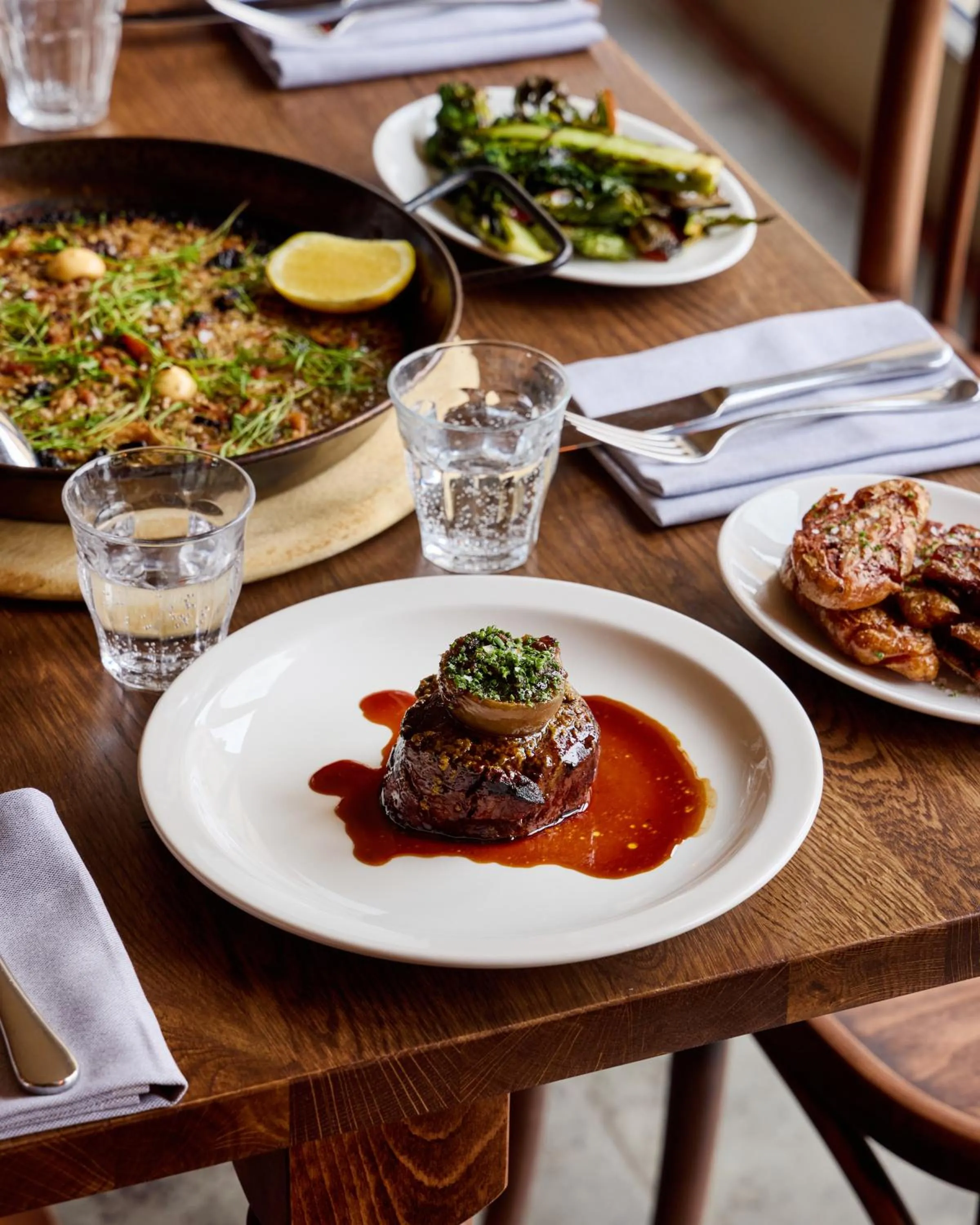 Food in The Harcourt Arms