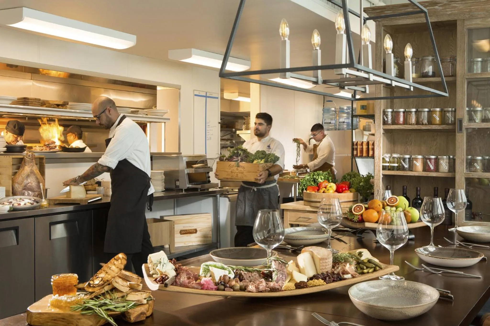 Food and drinks in The Portofino Hotel & Marina, a Noble House Hotel