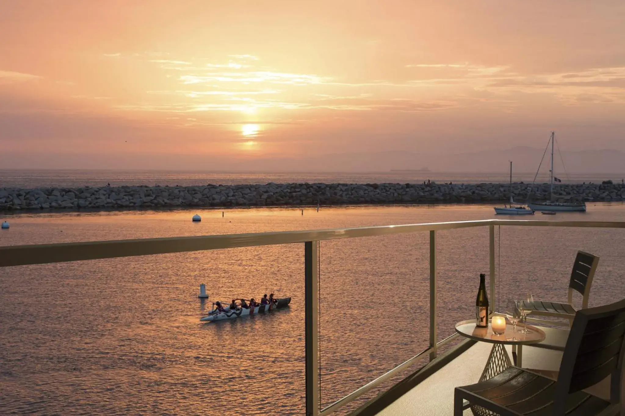 Balcony/Terrace in The Portofino Hotel & Marina