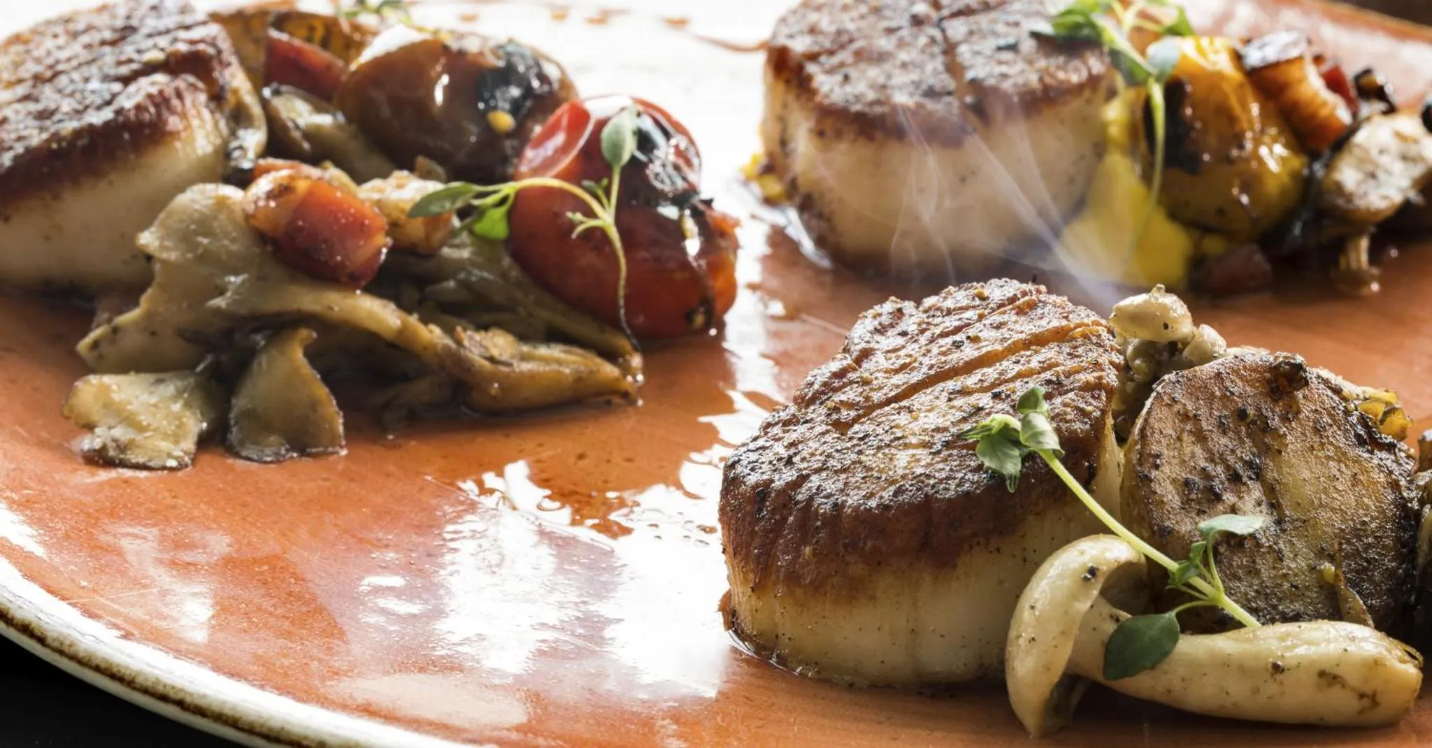 Food close-up in The Portofino Hotel & Marina, a Noble House Hotel