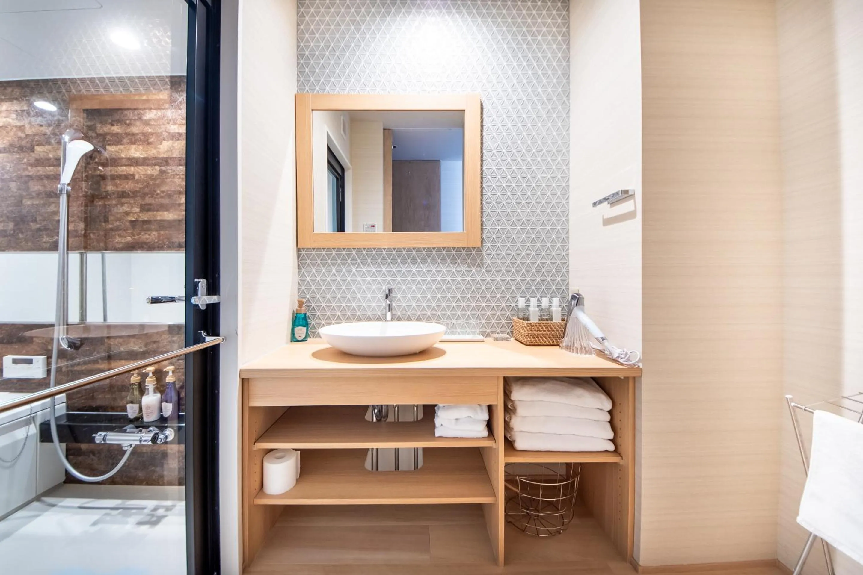 Bathroom in Hotel Naranohamori