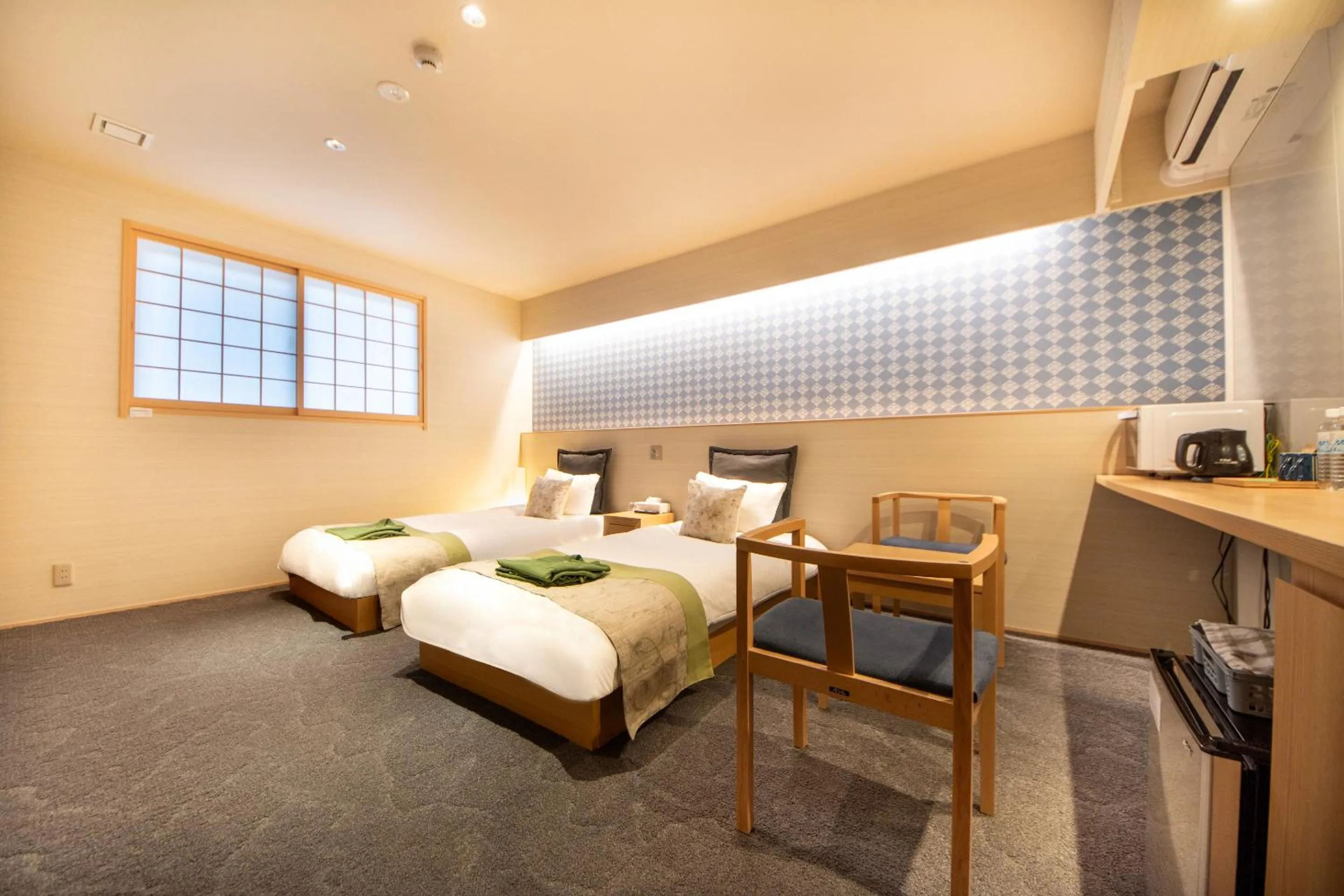 Bed in Hotel Naranohamori