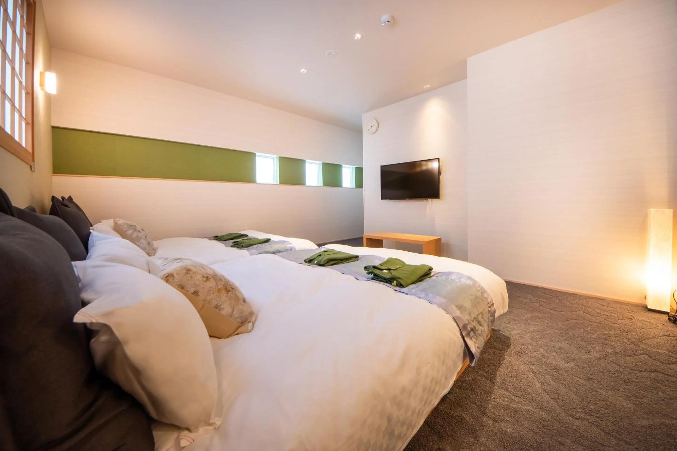 Bed in Hotel Naranohamori