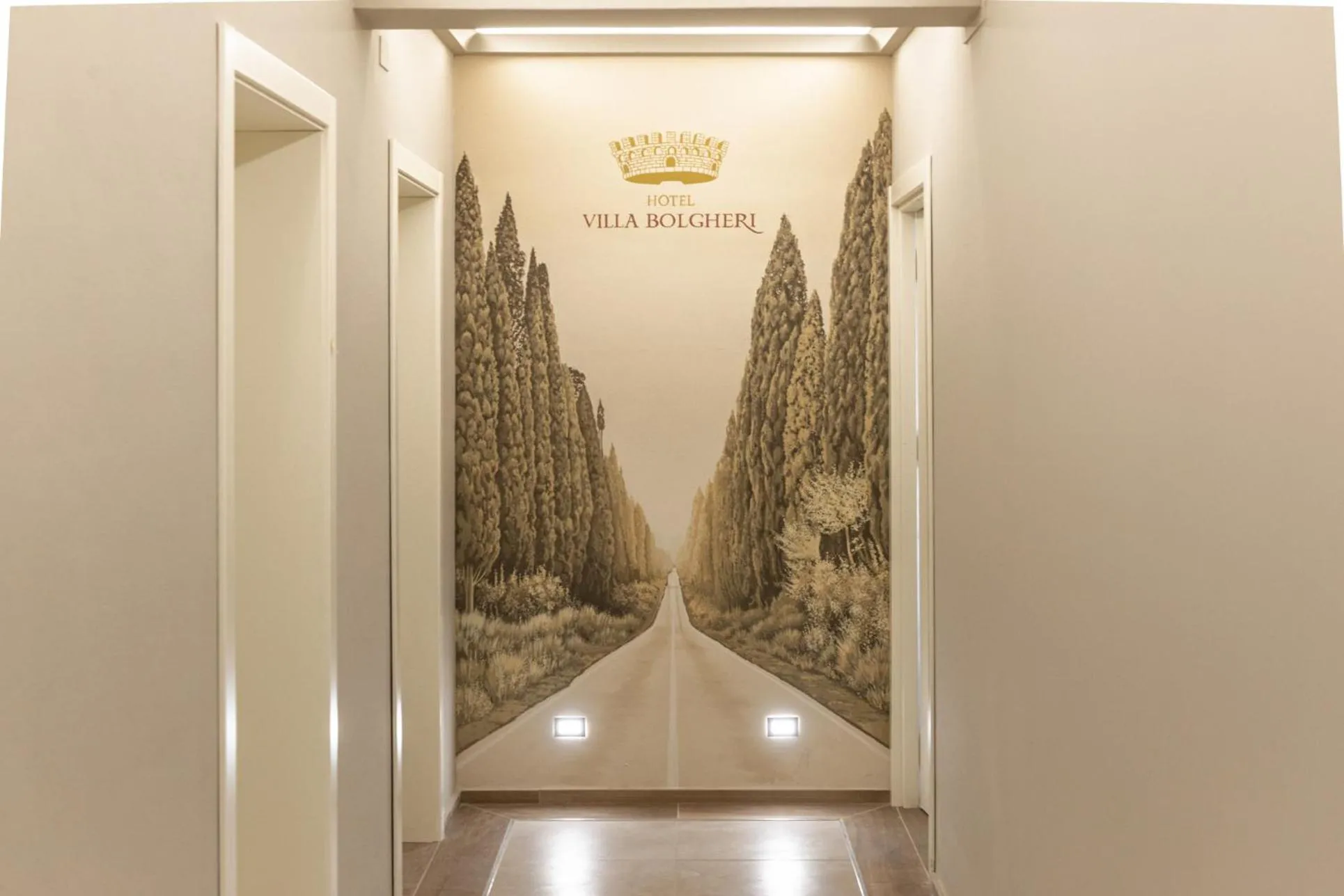Decorative detail in Hotel Villa Bolgheri
