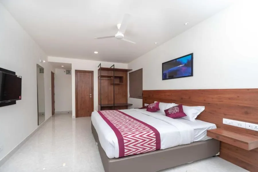 Bedroom, Bed in Arunaa Inn Airport Hotel,Chennai